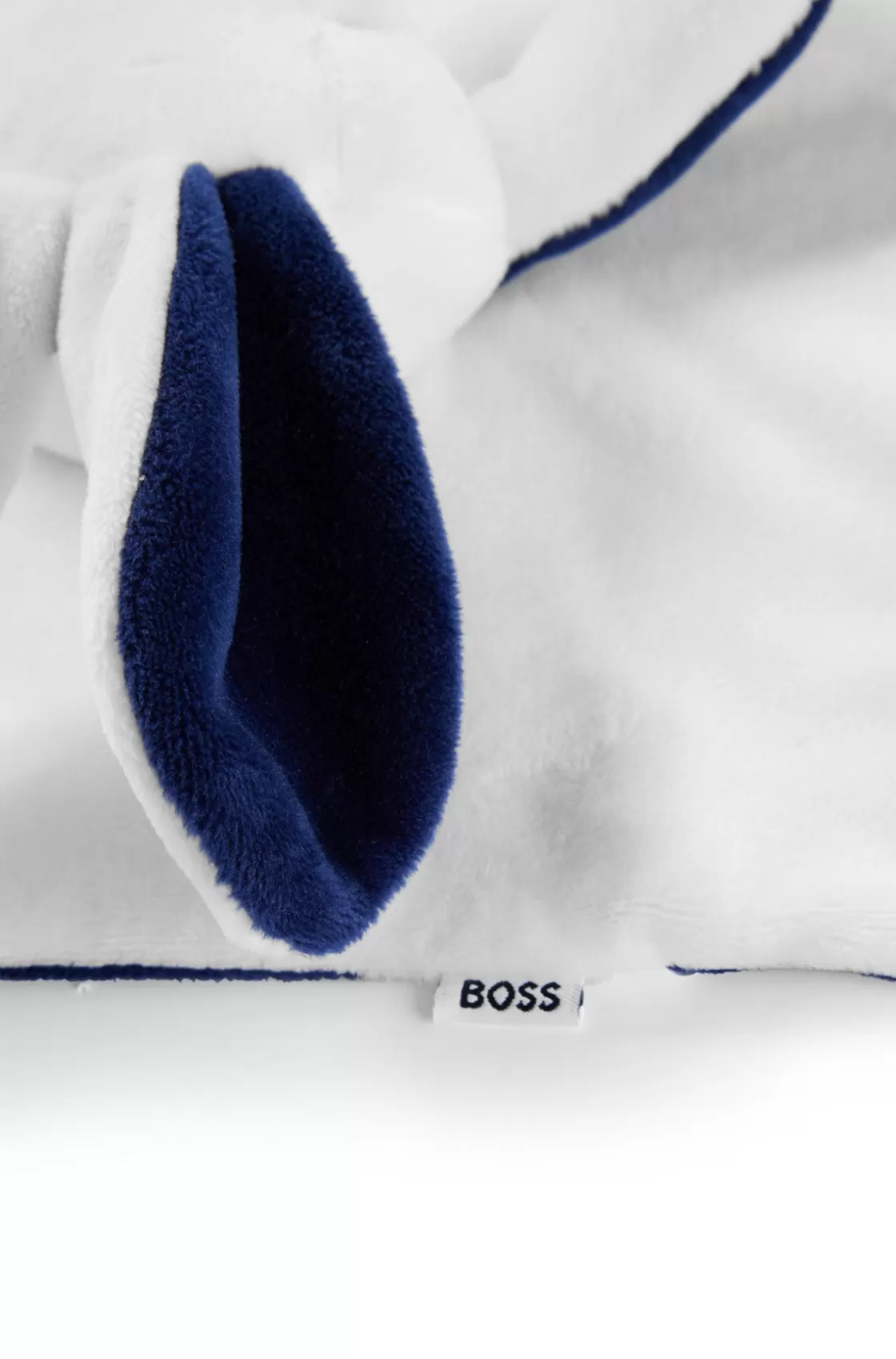 HUGO BOSS Baby Bunny Toy In Faux Fur With Embroidered Logo White Sale