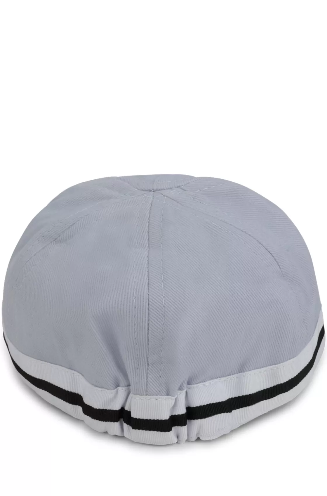 HUGO BOSS Baby Cap In Cotton With Logo Label Light Blue Best Sale