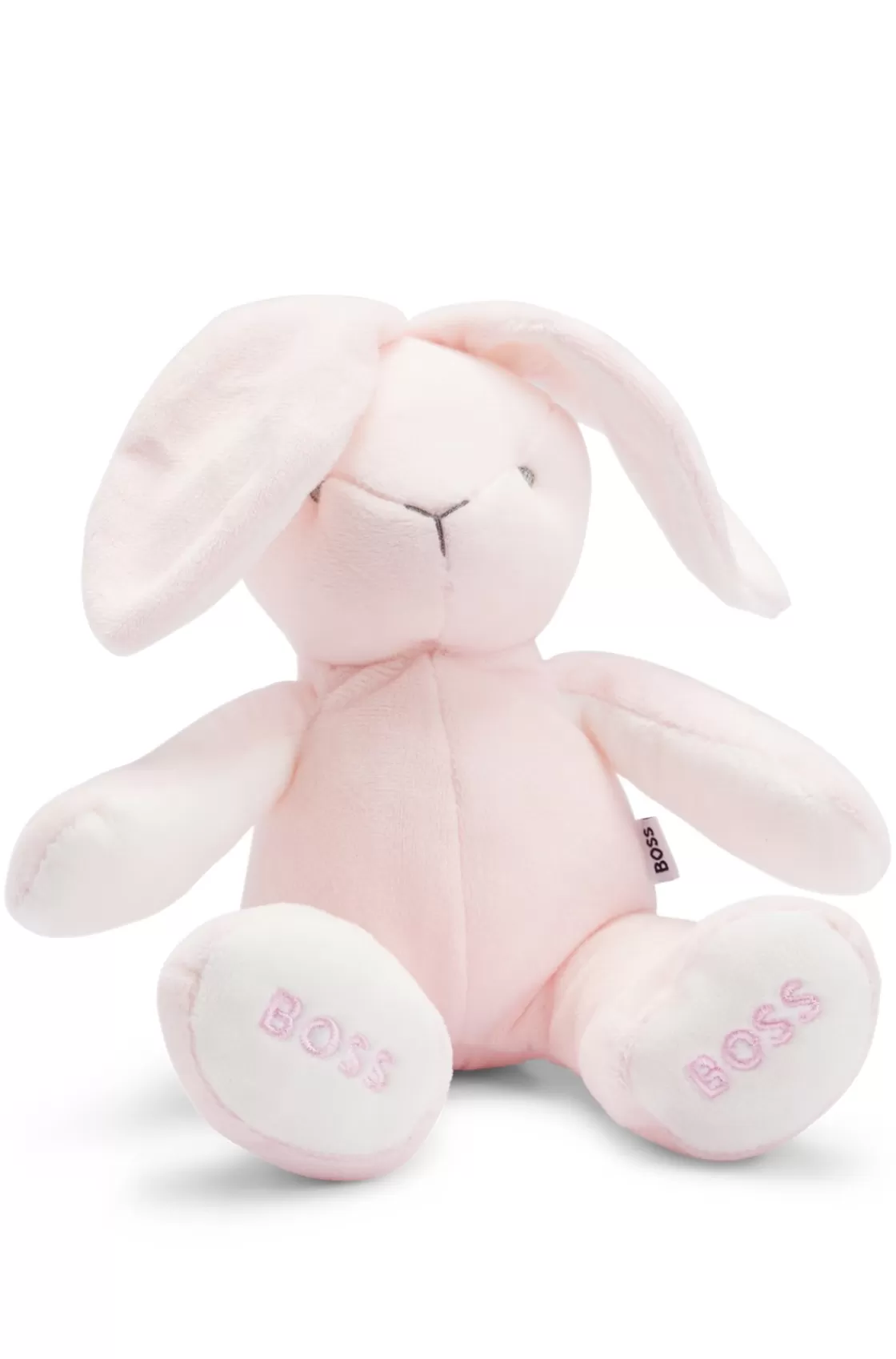 HUGO BOSS Baby Faux-fur Cuddly Toy With Embroidered Logos light pink Discount