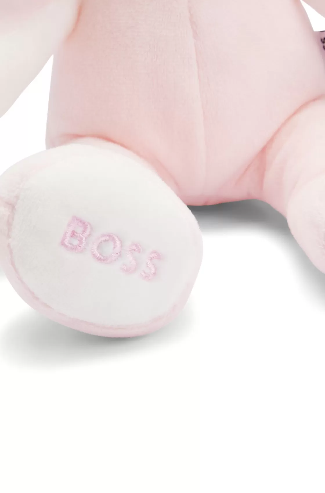 HUGO BOSS Baby Faux-fur Cuddly Toy With Embroidered Logos light pink Discount