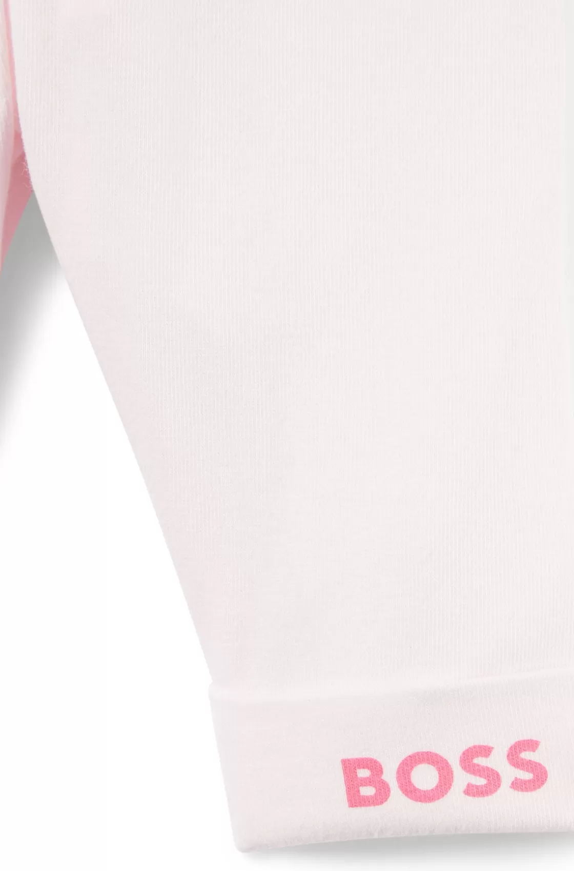HUGO BOSS Baby Leggings With Logo-print Hem light pink Outlet
