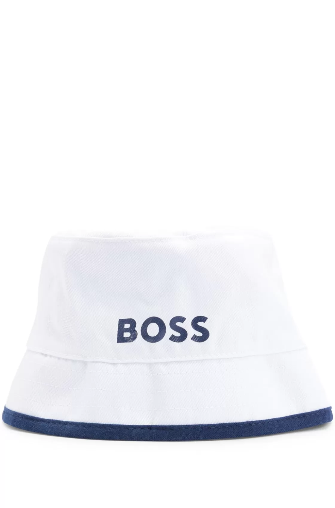HUGO BOSS Baby Reversible Bucket Hat With Logo Details White Best