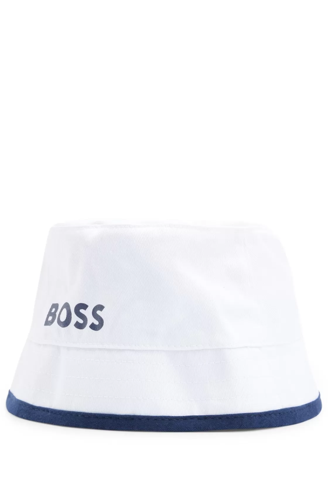 HUGO BOSS Baby Reversible Bucket Hat With Logo Details White Best