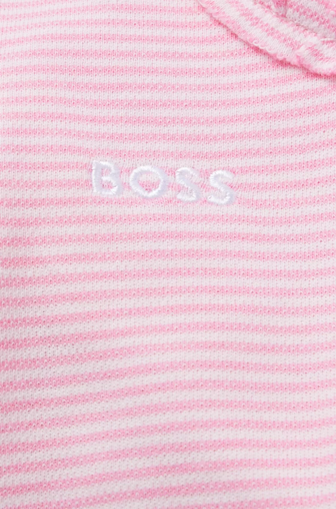 HUGO BOSS Baby Sleepsuit In With Frill Trim Khaki Cheap