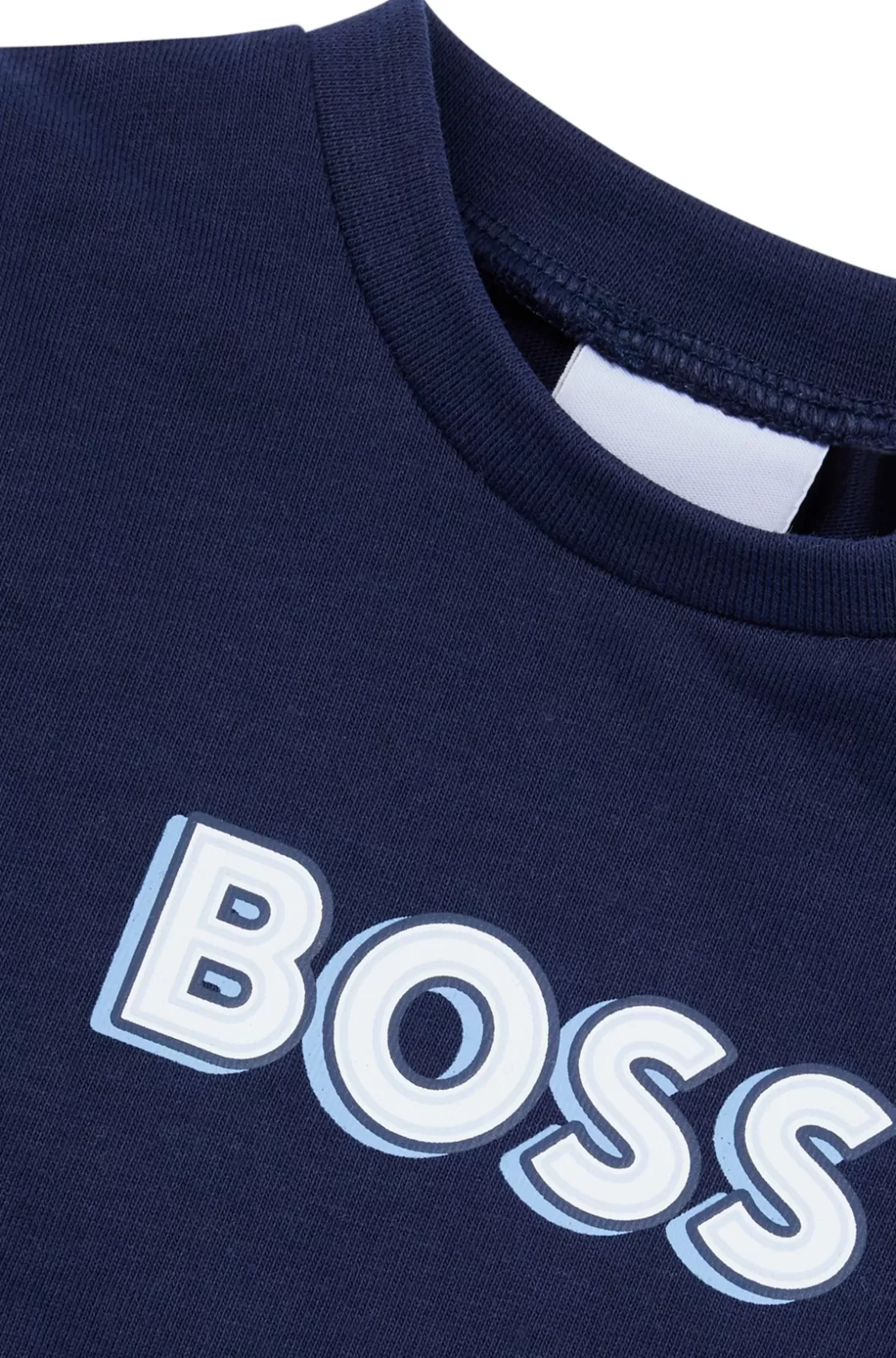HUGO BOSS Baby T-shirt In With Logo Print Dark Blue Cheap