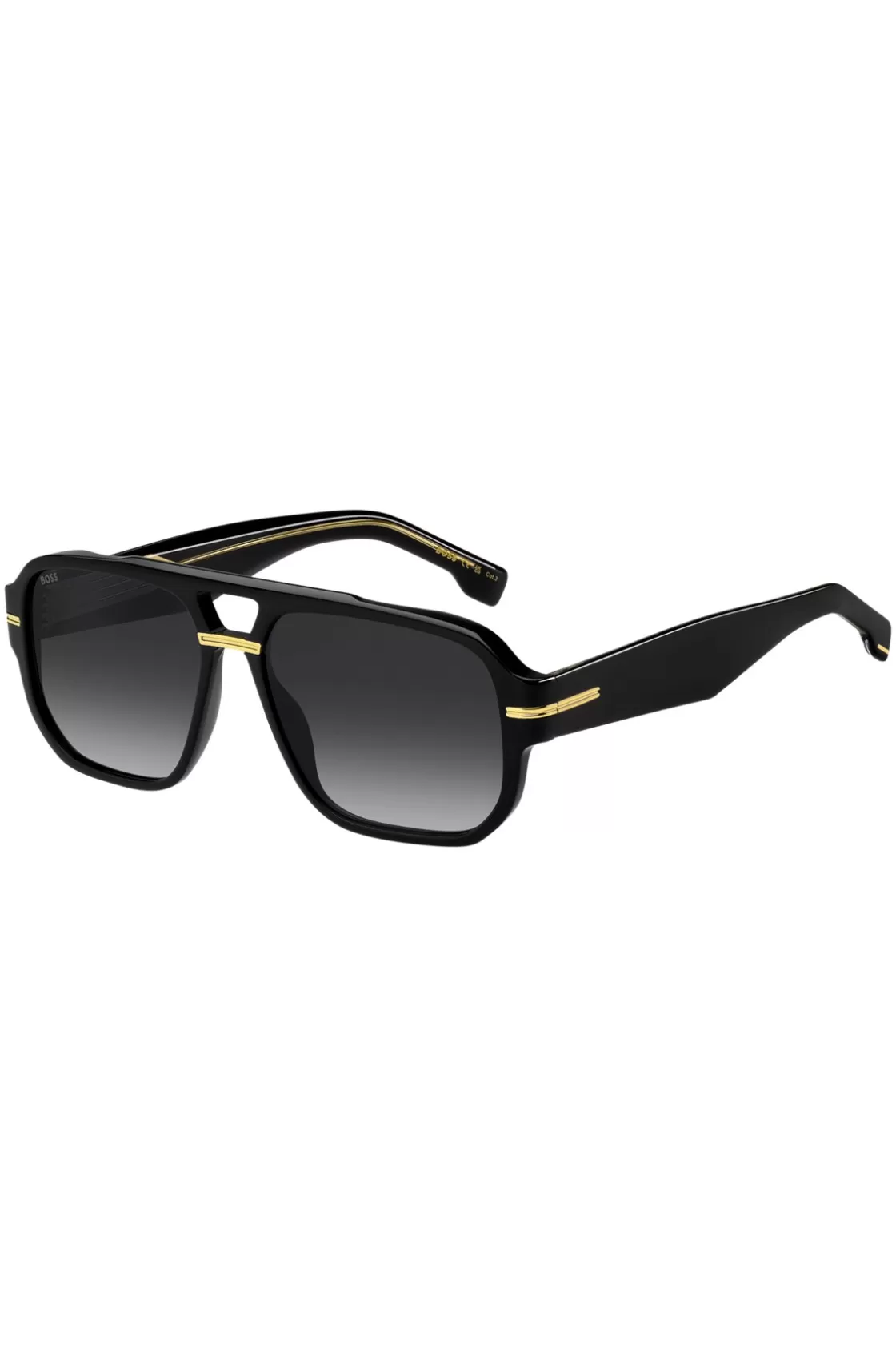 HUGO BOSS Black-acetate Sunglasses With Gold-tone Details Assorted-Pre-Pack Store