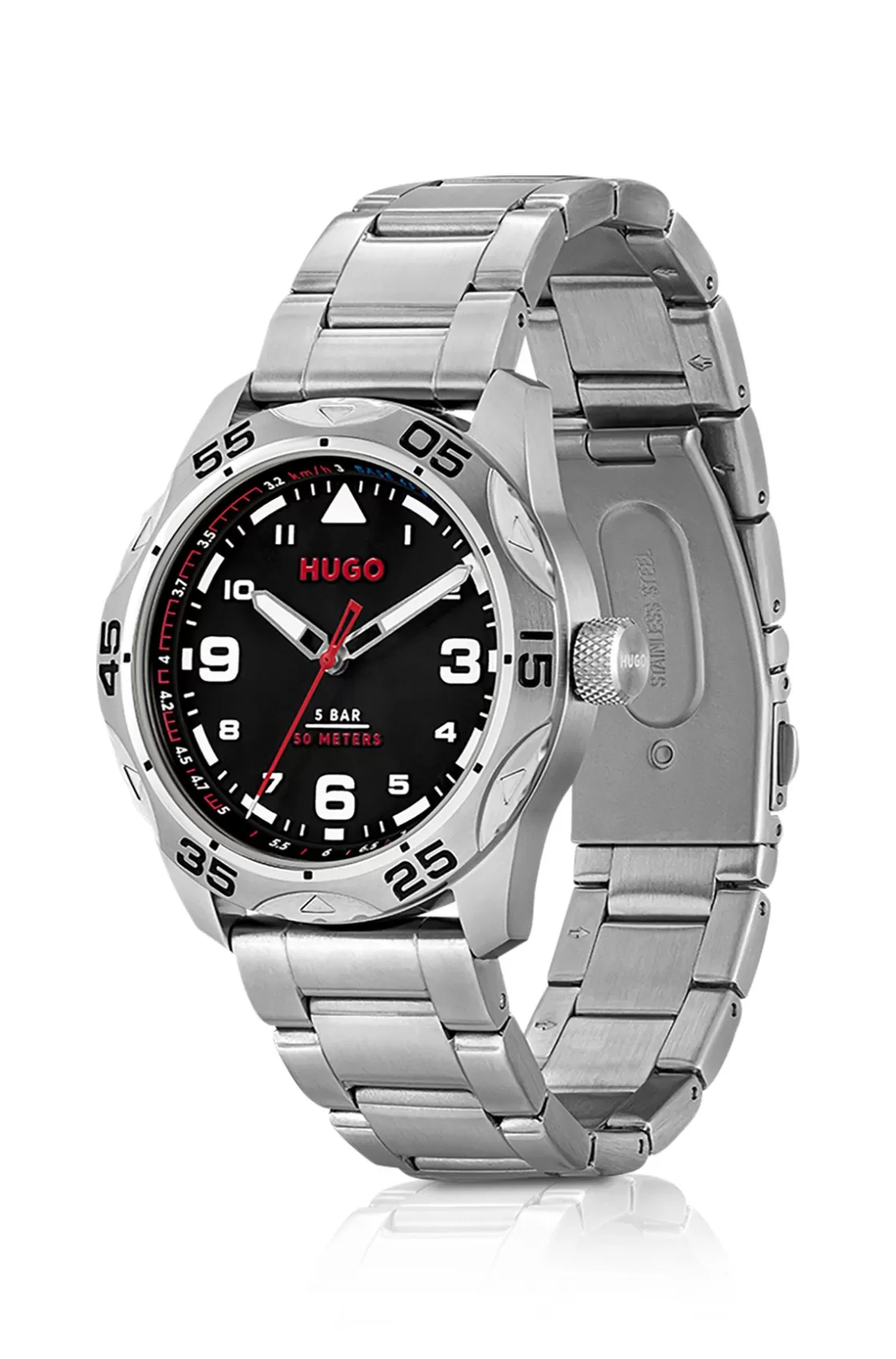 HUGO BOSS Black-dial Watch With Stainless-steel Link Bracelet Assorted-Pre-Pack Shop