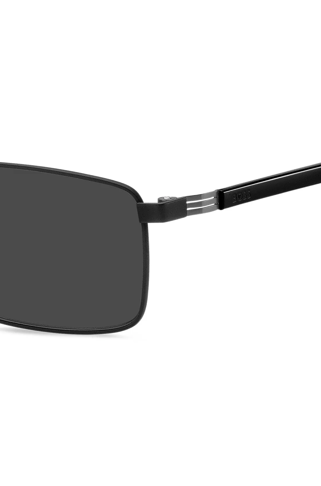 HUGO BOSS Black-steel Sunglasses With Striped Hinge Assorted-Pre-Pack Best Sale