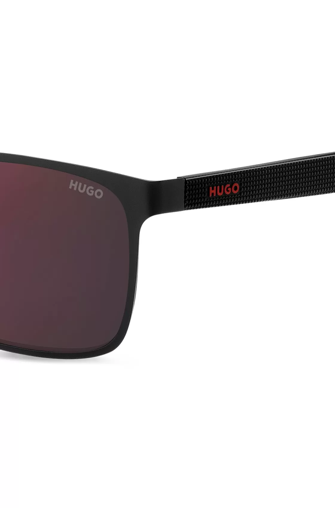 HUGO BOSS Black-steel Sunglasses With Textured Temples Assorted-Pre-Pack Cheap