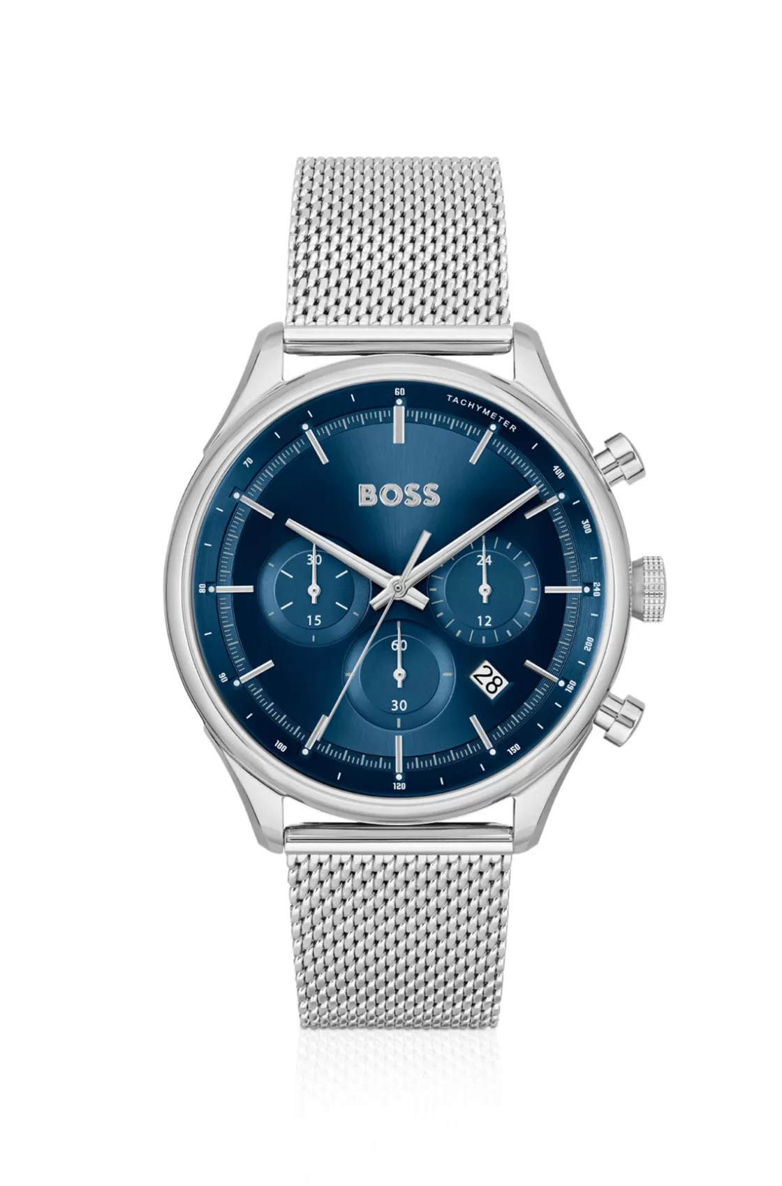 HUGO BOSS Blue-dial Chronograph Watch With Mesh Bracelet Assorted-Pre-Pack Online