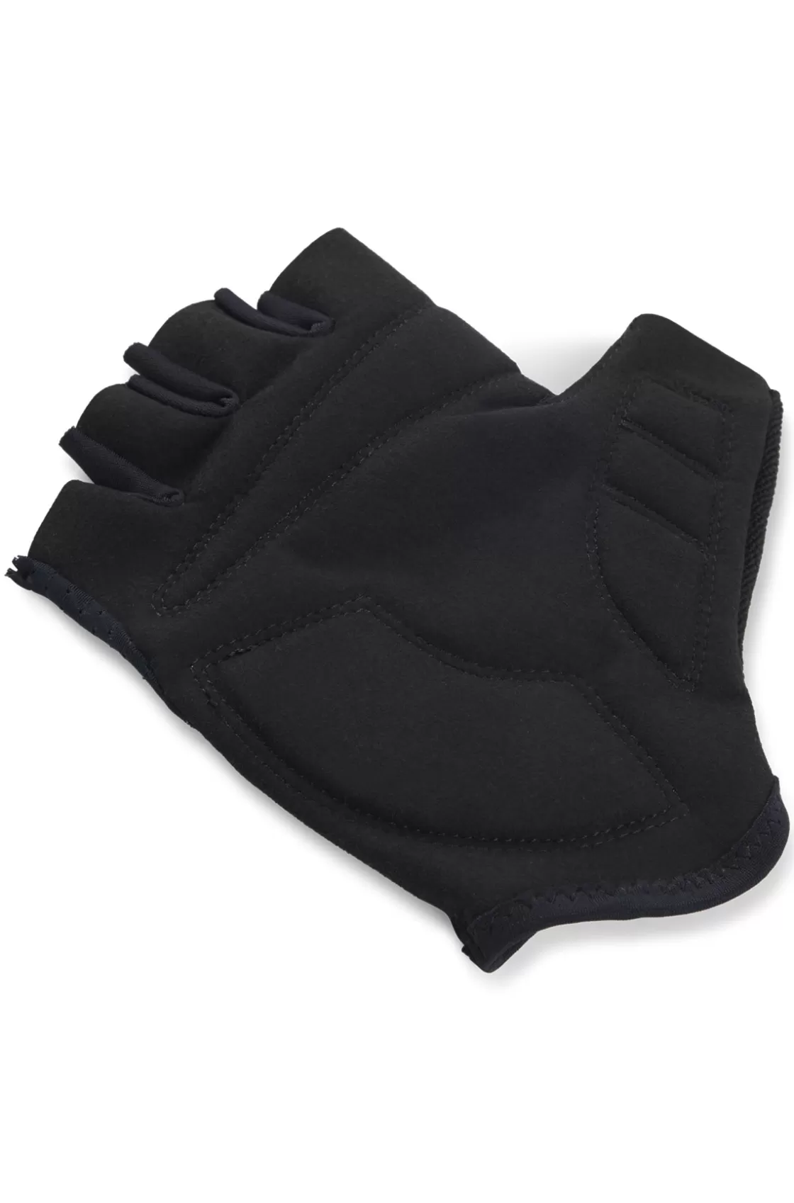 HUGO BOSS BOSS X ASSOS Fingerless Cycling Gloves With Padded Palm Black Store
