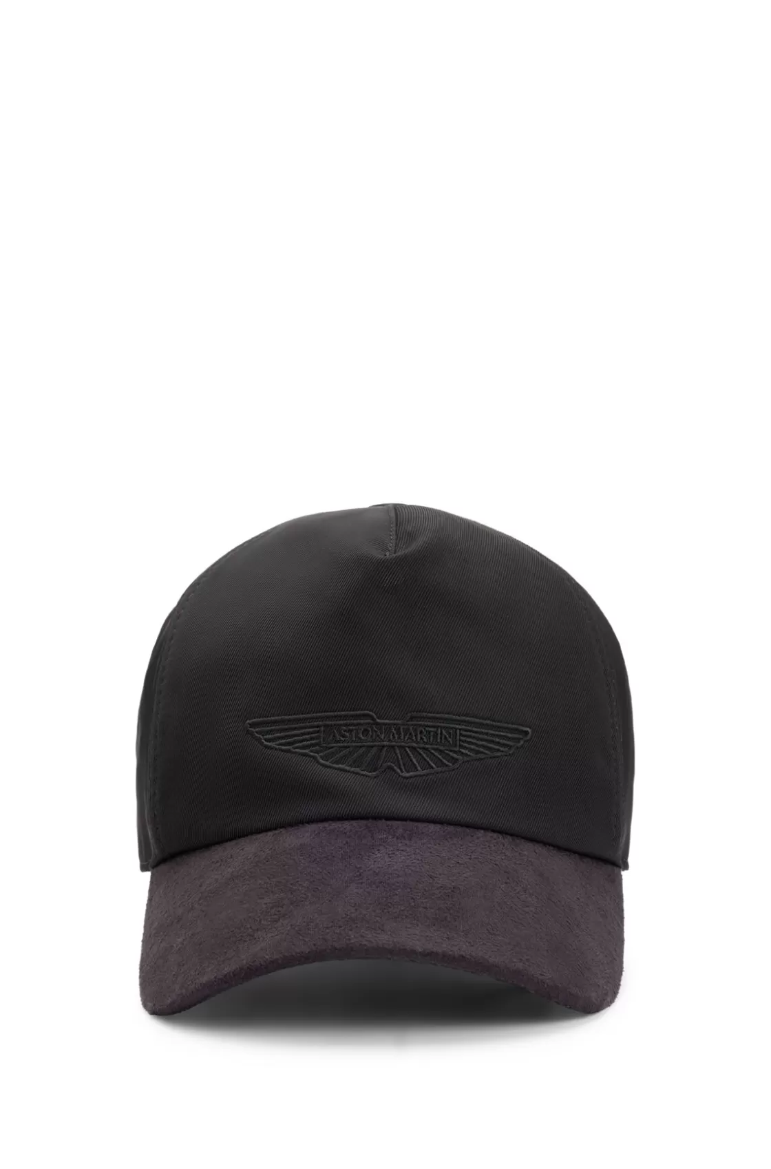 HUGO BOSS BOSS X Aston Martin Cap With Faux-suede Visor Black Outlet