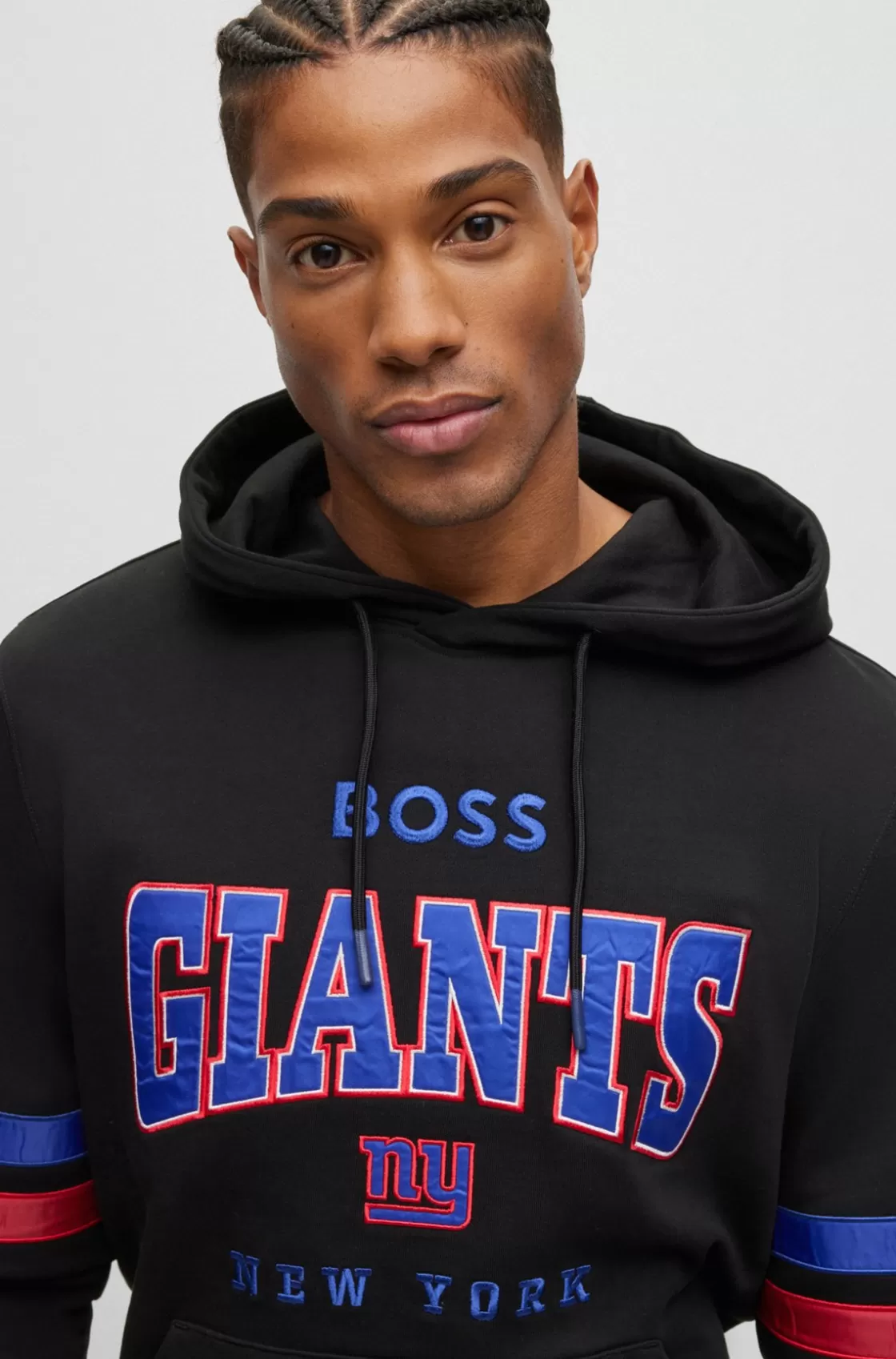 HUGO BOSS BOSS X NFL Cotton-terry Hoodie With Collaborative Branding Giants Shop