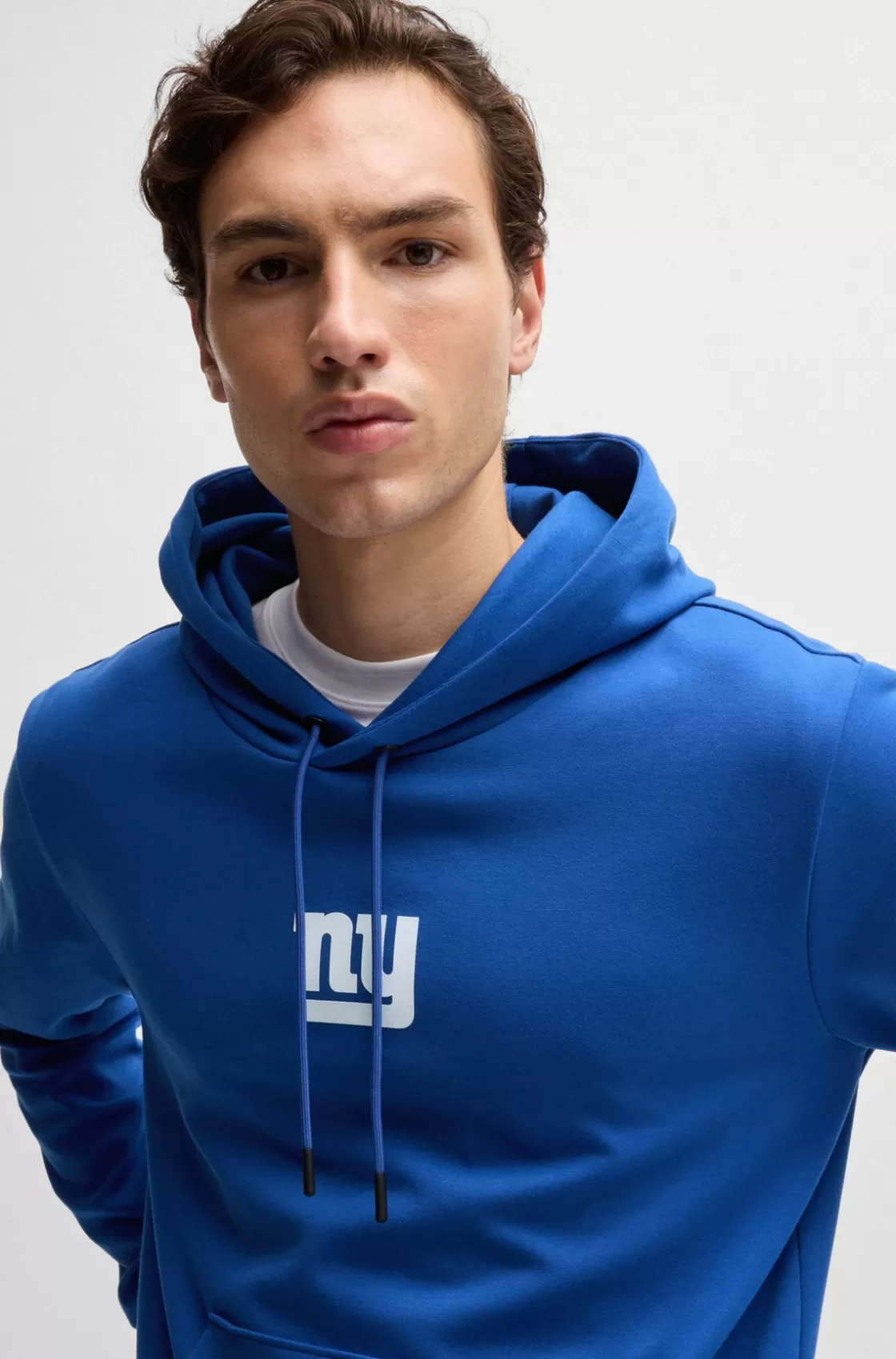 HUGO BOSS BOSS X NFL Interlock Hoodie With Special Branding Giants Sale