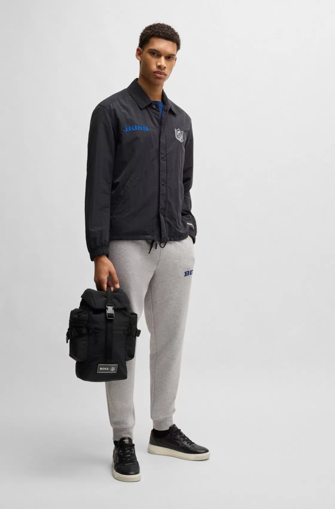 HUGO BOSS BOSS X NFL Water-repellent Backpack With Branded Patch NFL Generic Discount