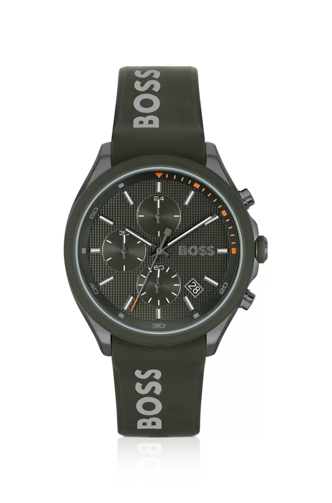 HUGO BOSS Chronograph Watch With Branded Silicone Strap Assorted-Pre-Pack Sale