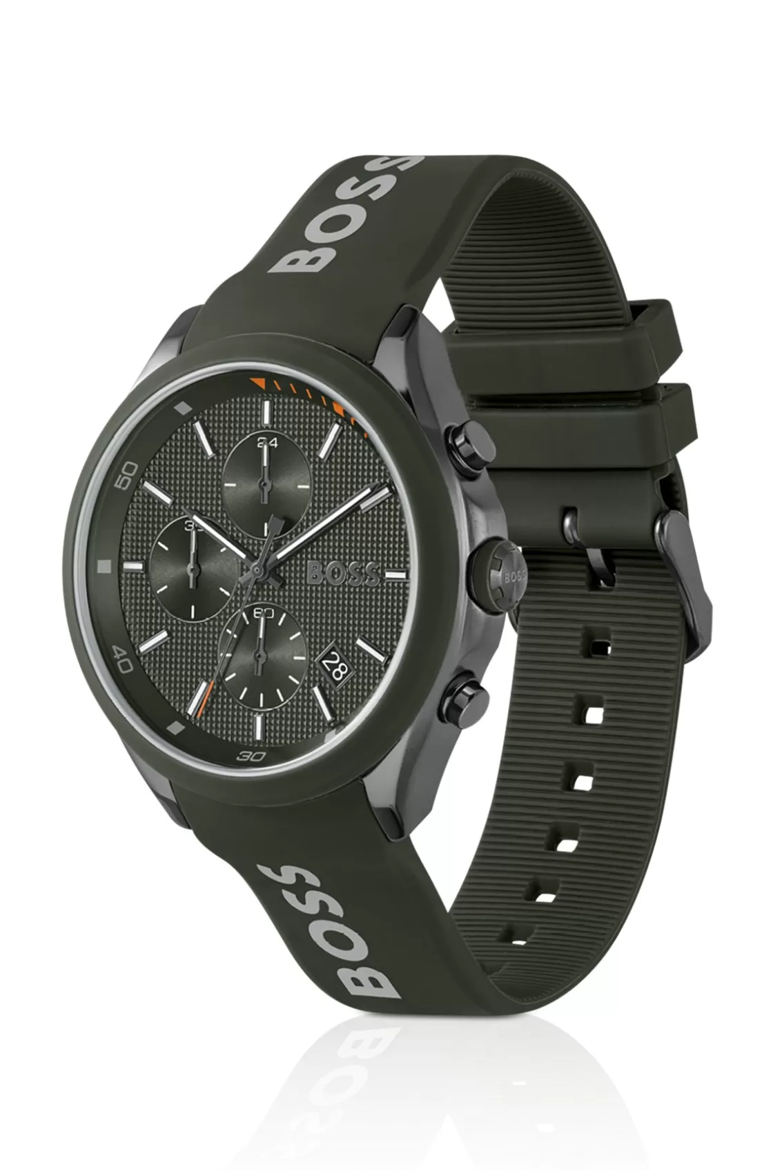 HUGO BOSS Chronograph Watch With Branded Silicone Strap Assorted-Pre-Pack Sale