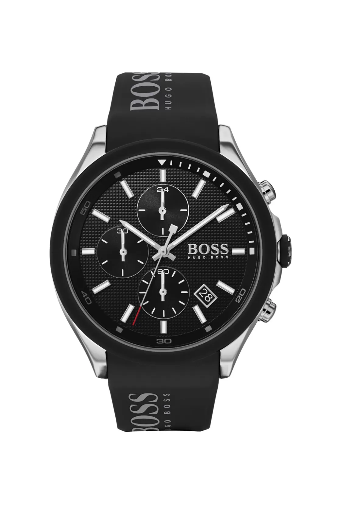 HUGO BOSS Chronograph Watch With Textured Dial And Branded Silicone Strap Assorted-Pre-Pack Hot