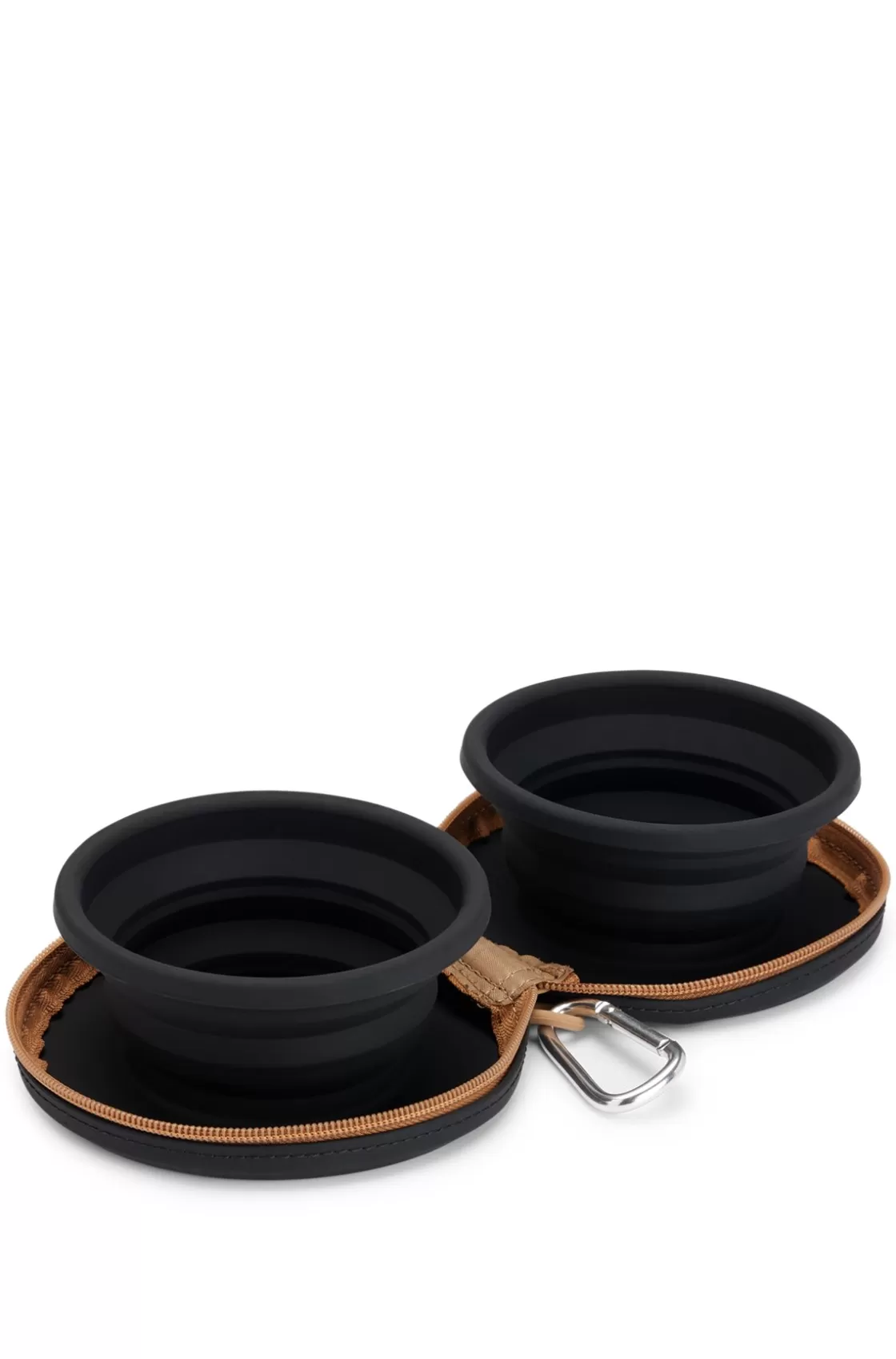 HUGO BOSS Collapsible Dog Bowls In Silicone With Zip-up Case Black Sale