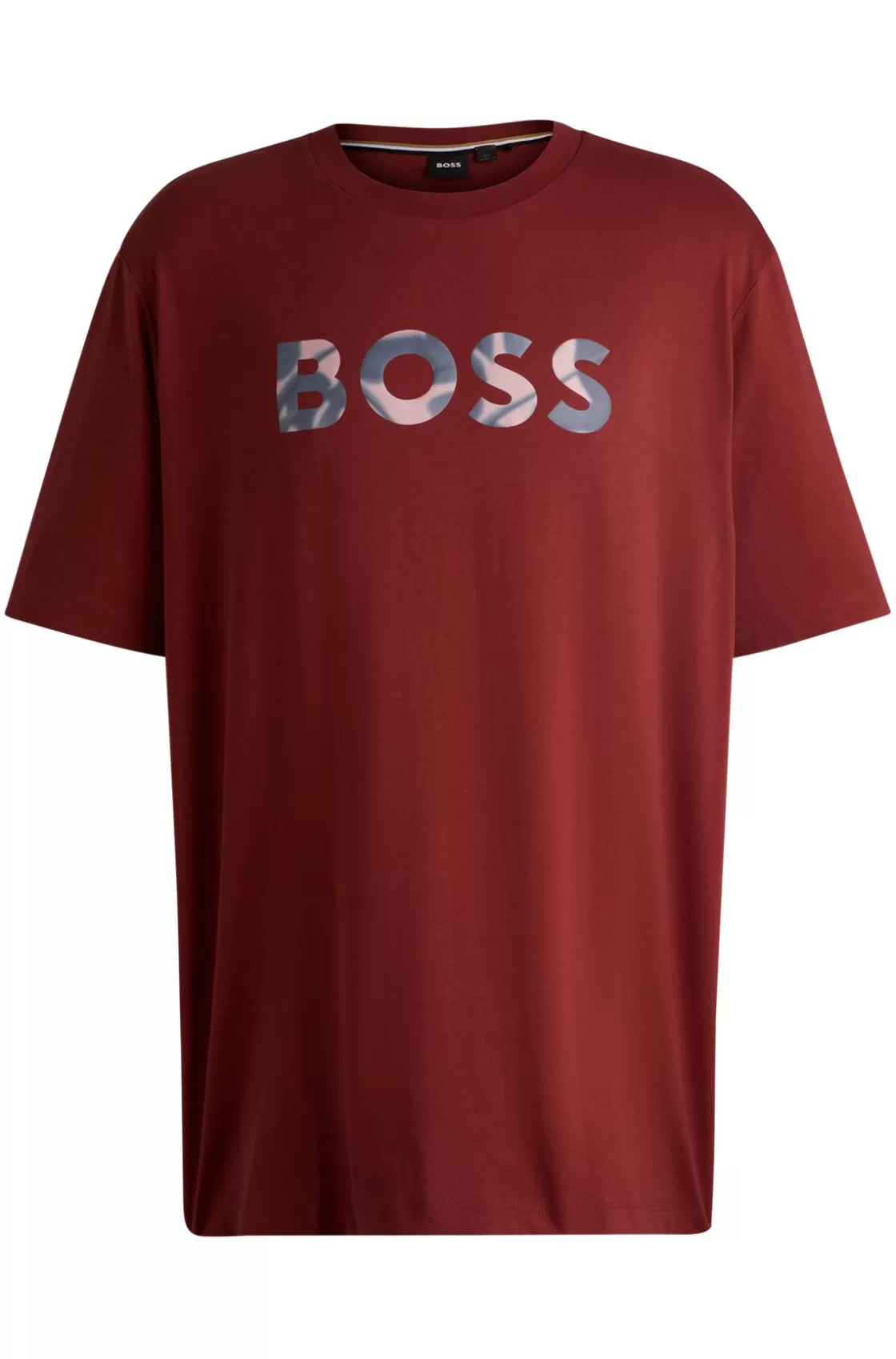 HUGO BOSS Cotton T-shirt With New-season Logo Light Brown Best Sale
