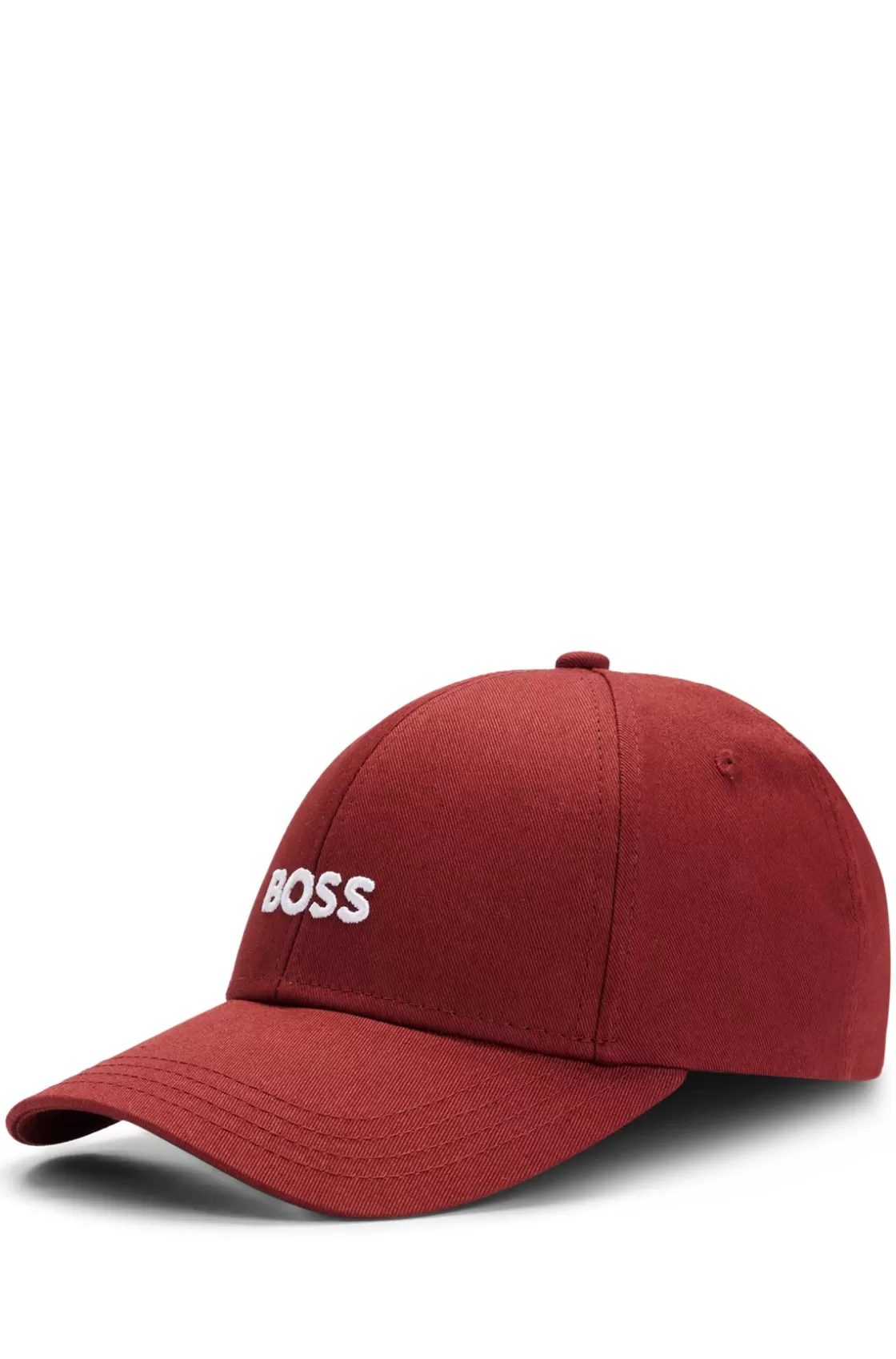 HUGO BOSS Cotton-twill Cap With Embroidered Logo Light Brown Best