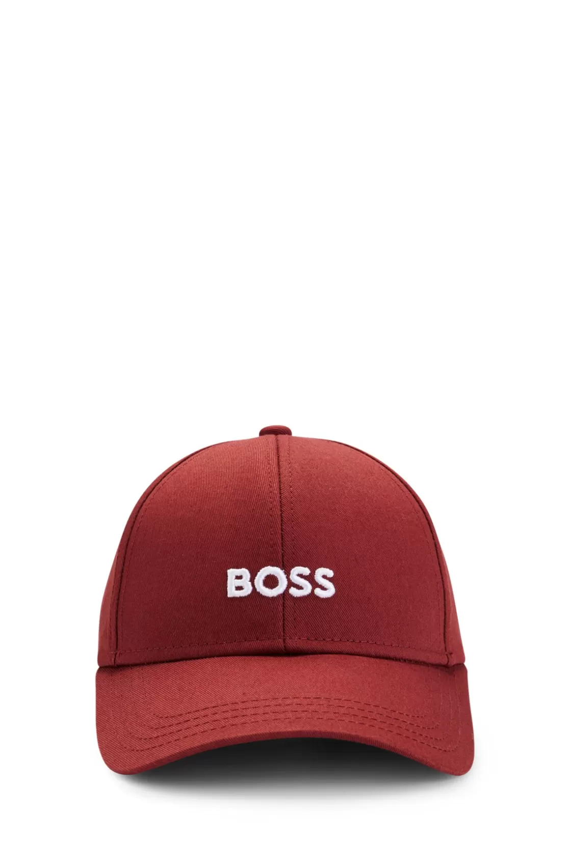 HUGO BOSS Cotton-twill Cap With Embroidered Logo Light Brown Best
