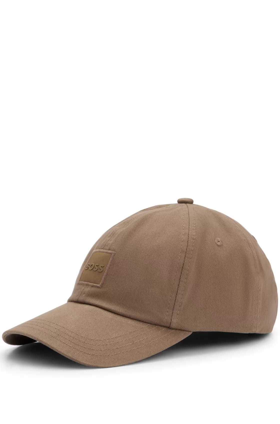 HUGO BOSS Cotton-twill Cap With Logo Patch Light Brown Hot
