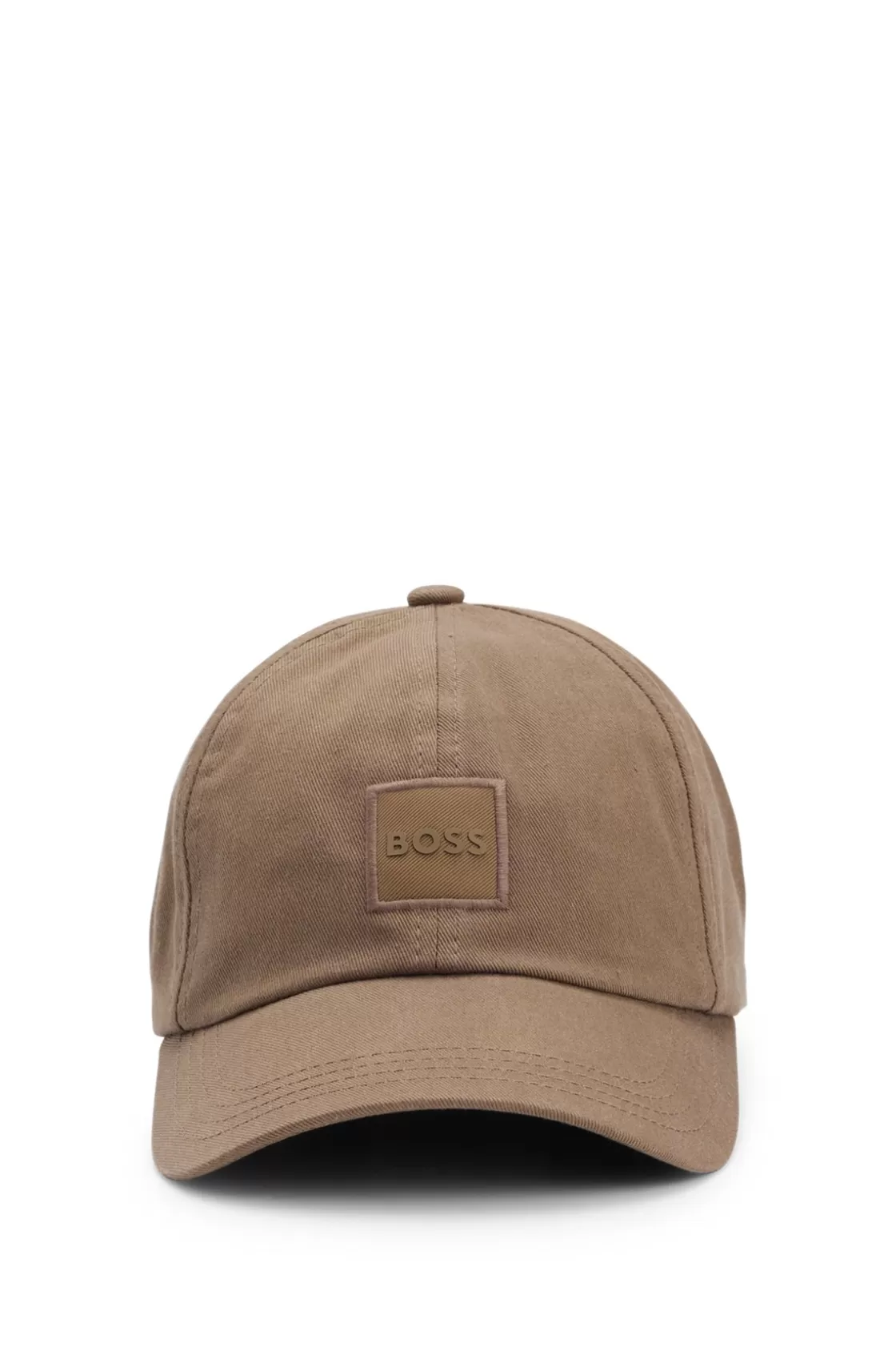 HUGO BOSS Cotton-twill Cap With Logo Patch Light Brown Hot