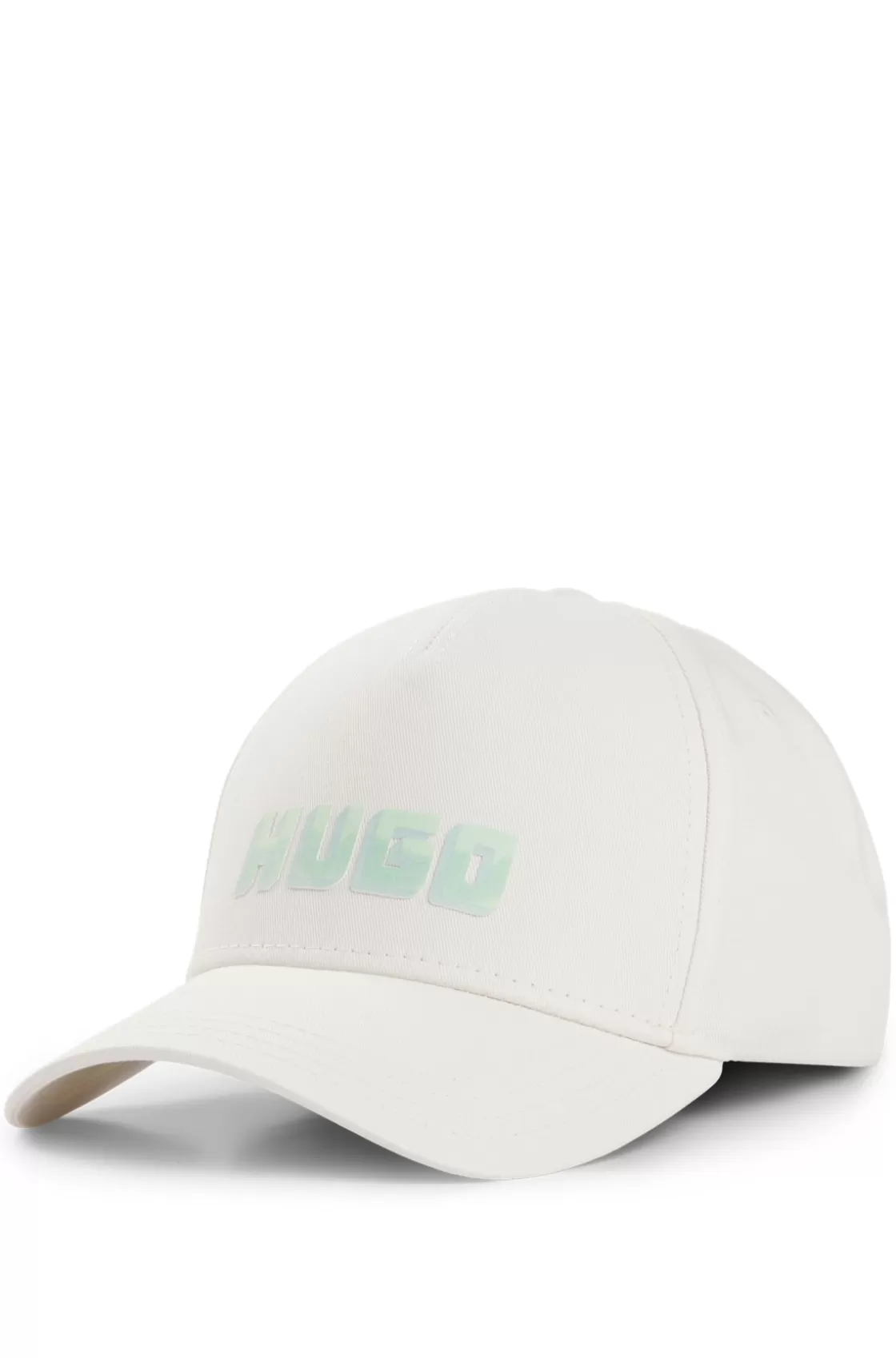 HUGO BOSS Cotton-twill Five-panel Cap With Logo Detail White Flash Sale