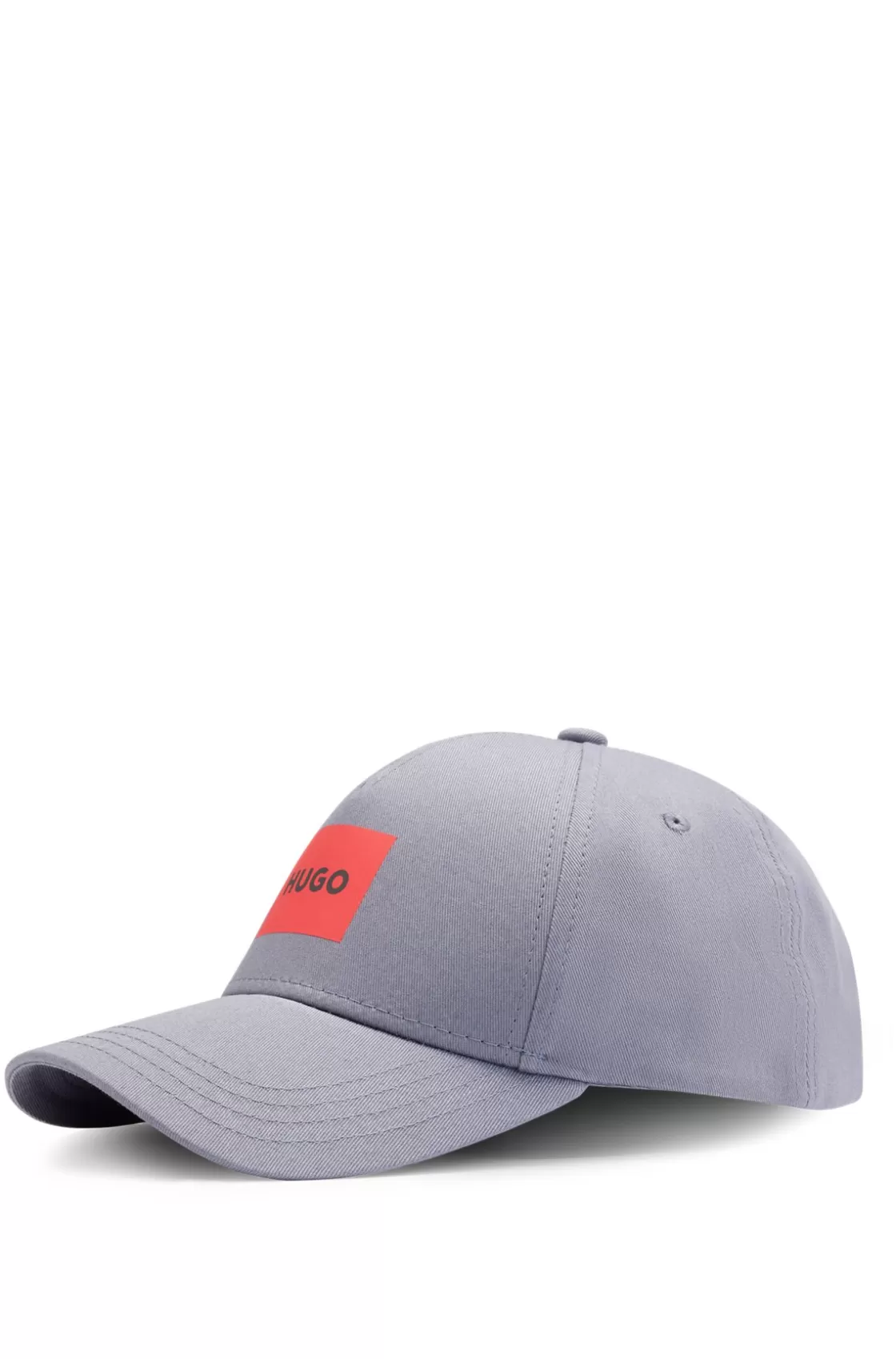 HUGO BOSS Cotton-twill Woven Cap With Logo Print Light Blue Discount