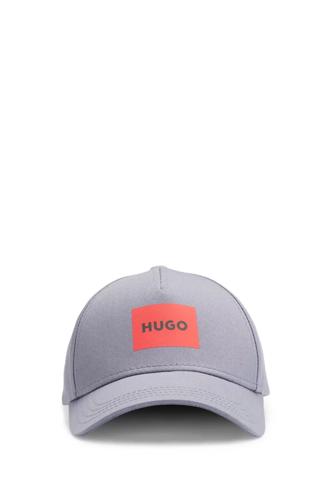 HUGO BOSS Cotton-twill Woven Cap With Logo Print Light Blue Discount