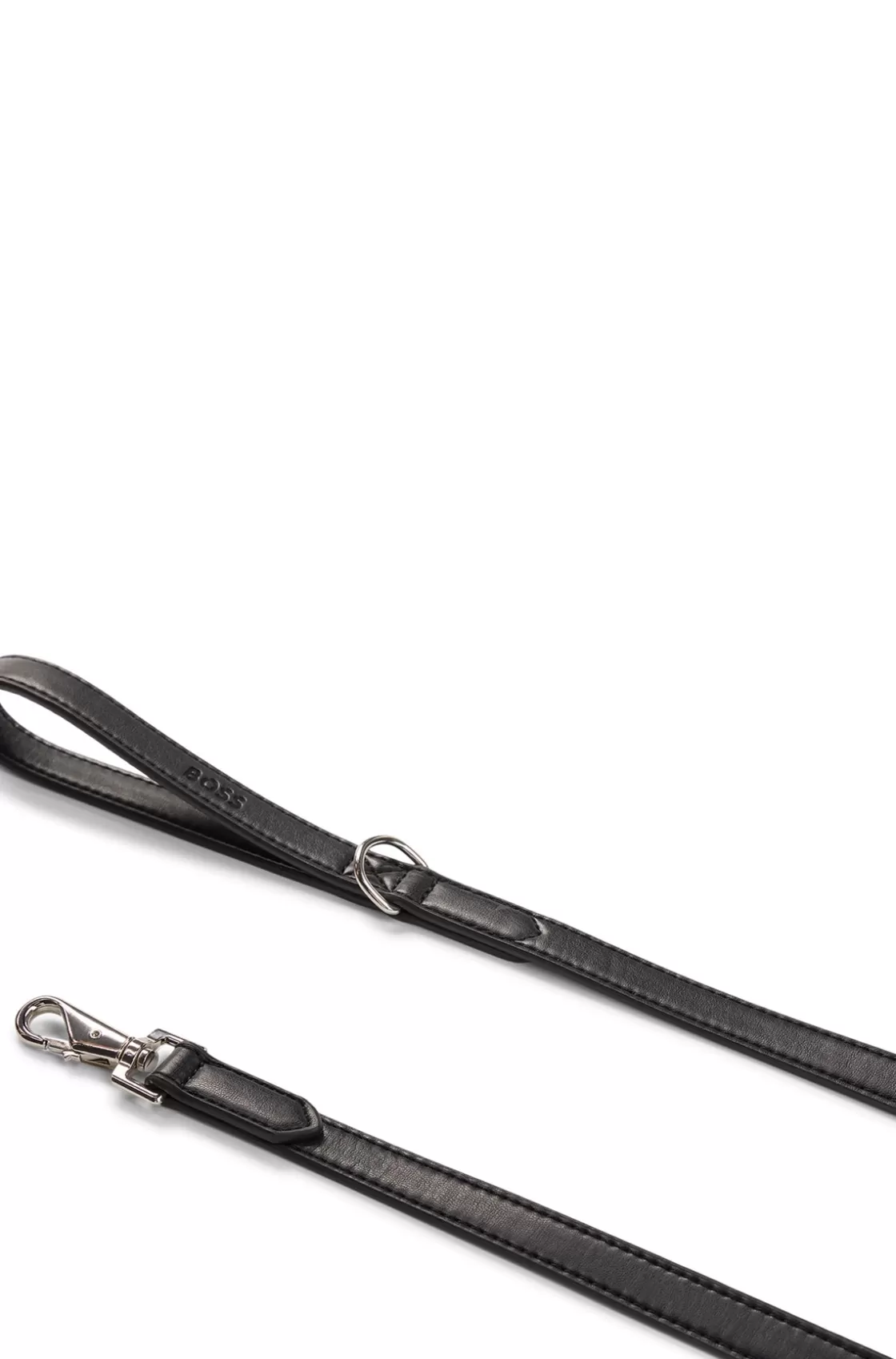 HUGO BOSS Dog Lead In Leather Black Online