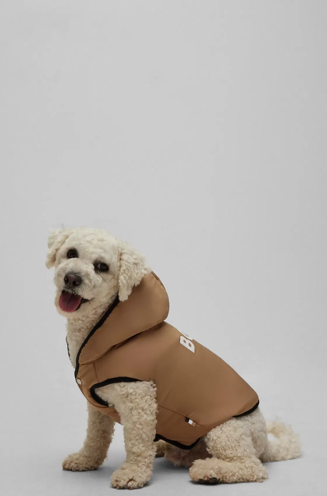 HUGO BOSS Dog Lightweight Jacket With Logo Detailing Beige Shop