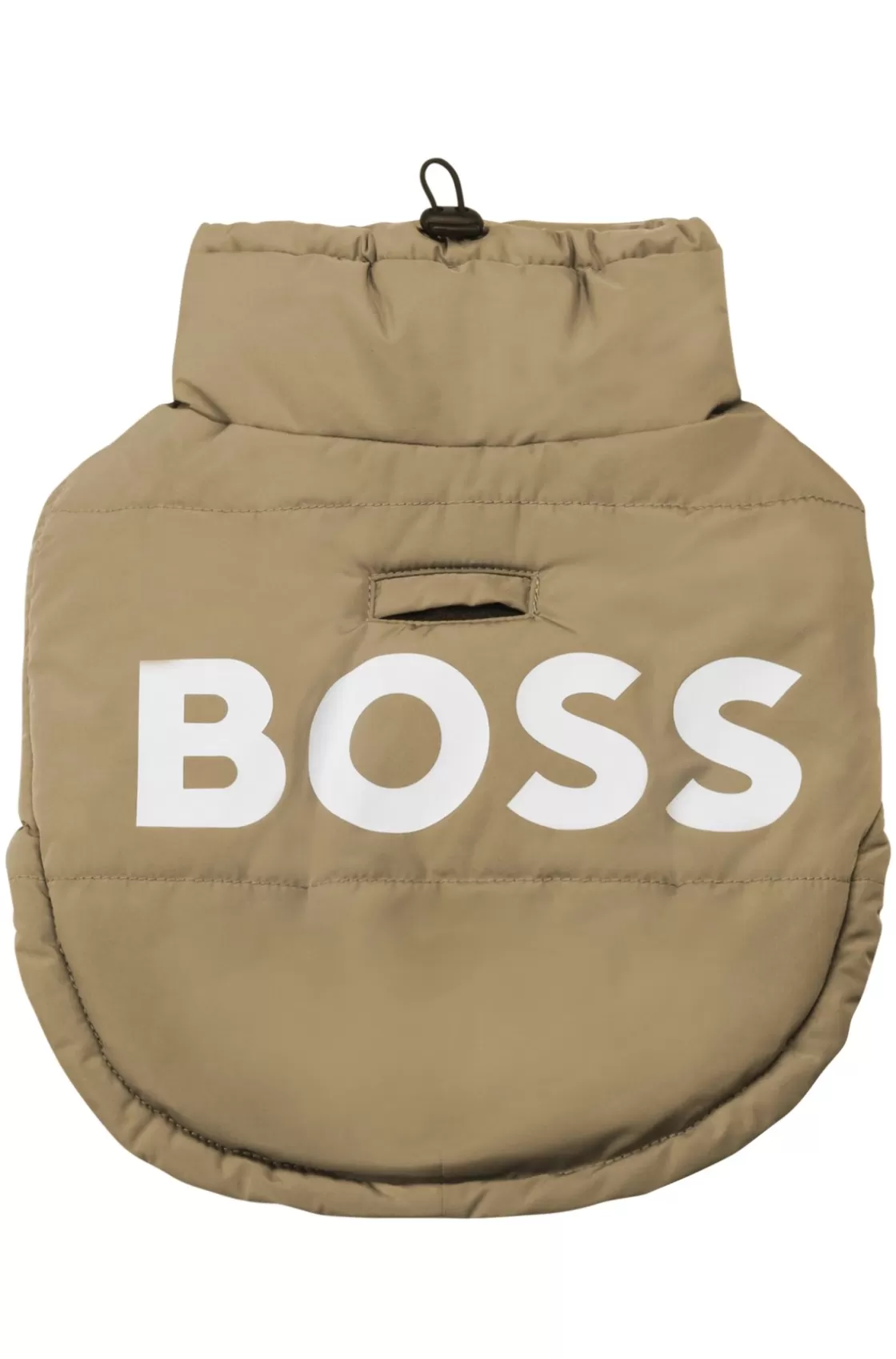 HUGO BOSS Dog Padded Jacket With Contrast Logo Beige Clearance