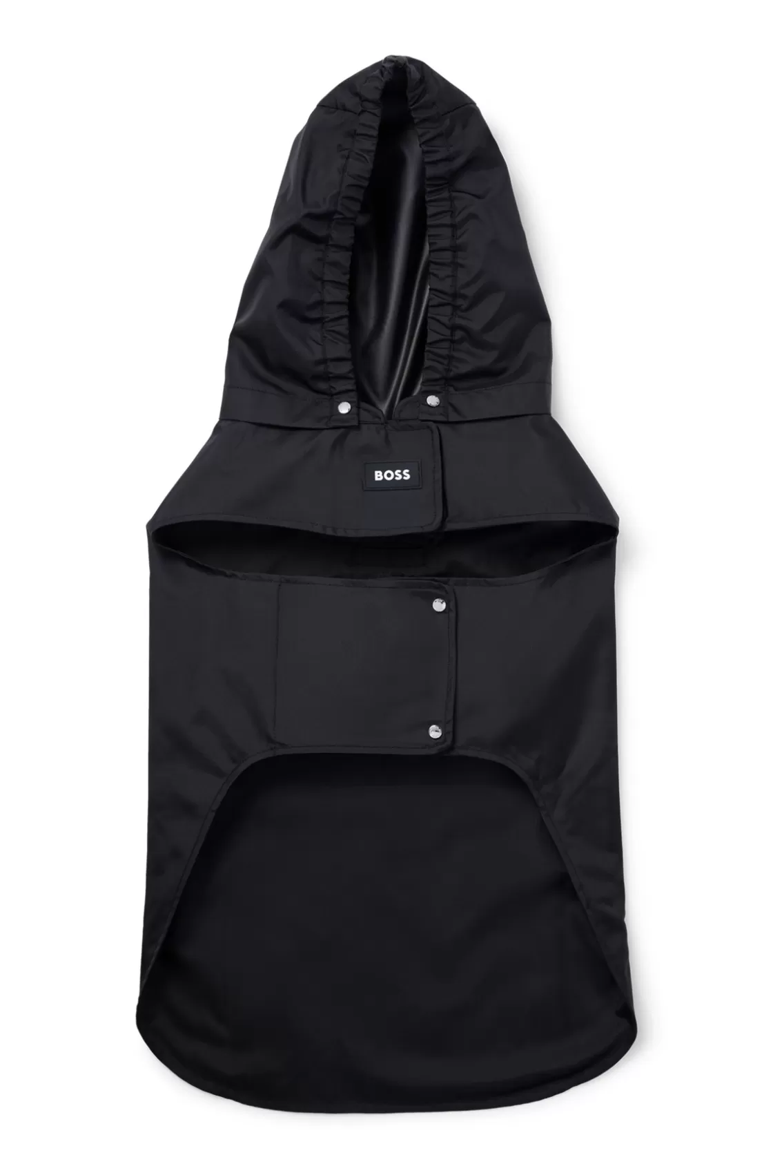 HUGO BOSS Dog Raincoat In Waterproof Fabric With Contrast Logo Black Sale