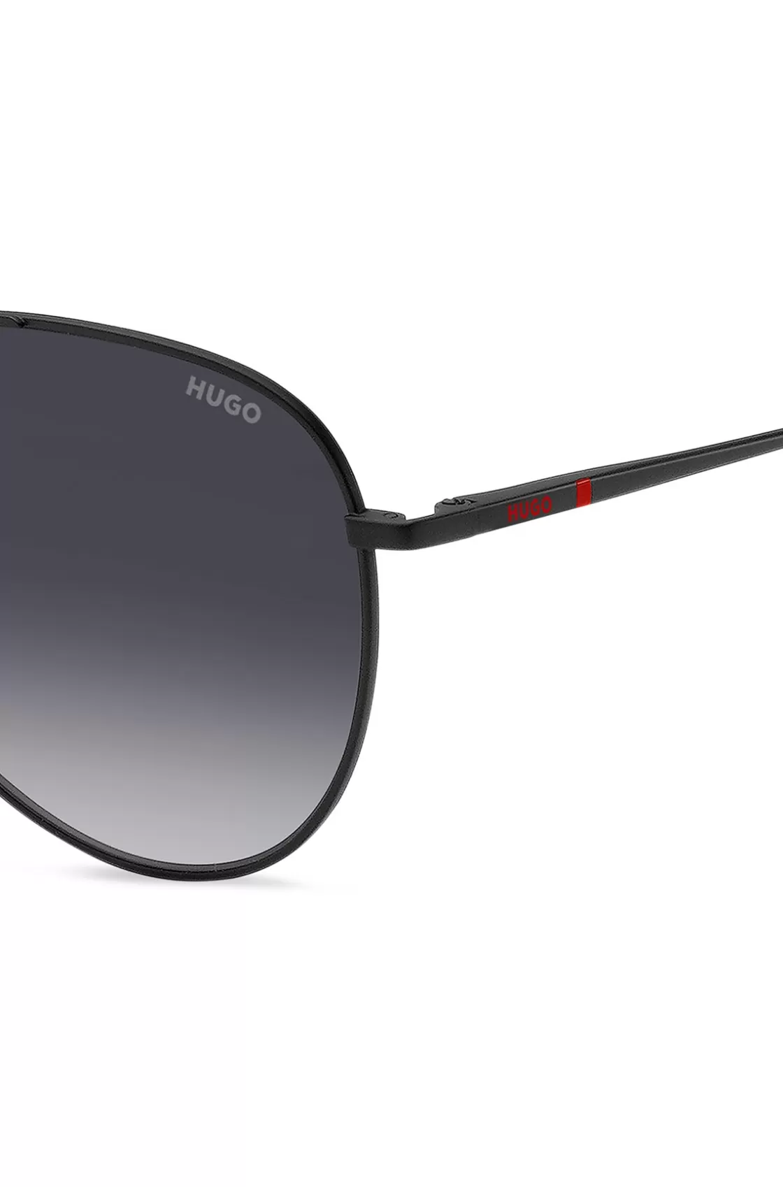 HUGO BOSS Double-bridge Sunglasses In Black Metal Assorted-Pre-Pack Flash Sale