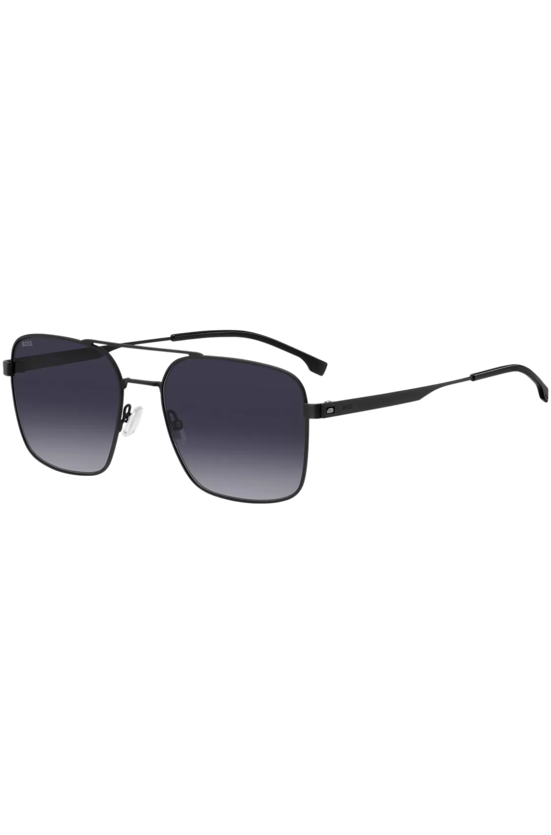 HUGO BOSS Double-bridge Sunglasses In Black Steel Assorted-Pre-Pack Clearance