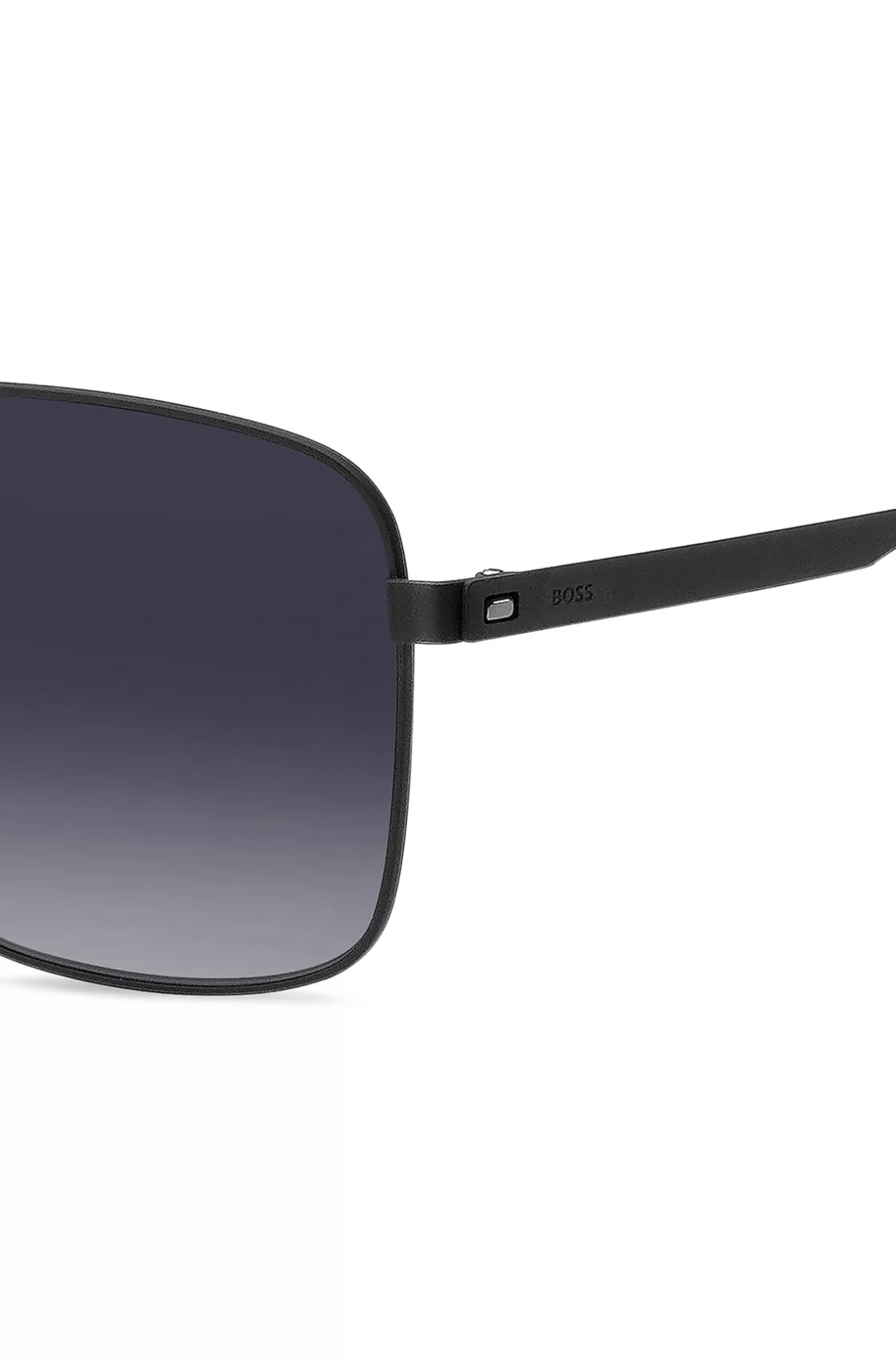 HUGO BOSS Double-bridge Sunglasses In Black Steel Assorted-Pre-Pack Clearance