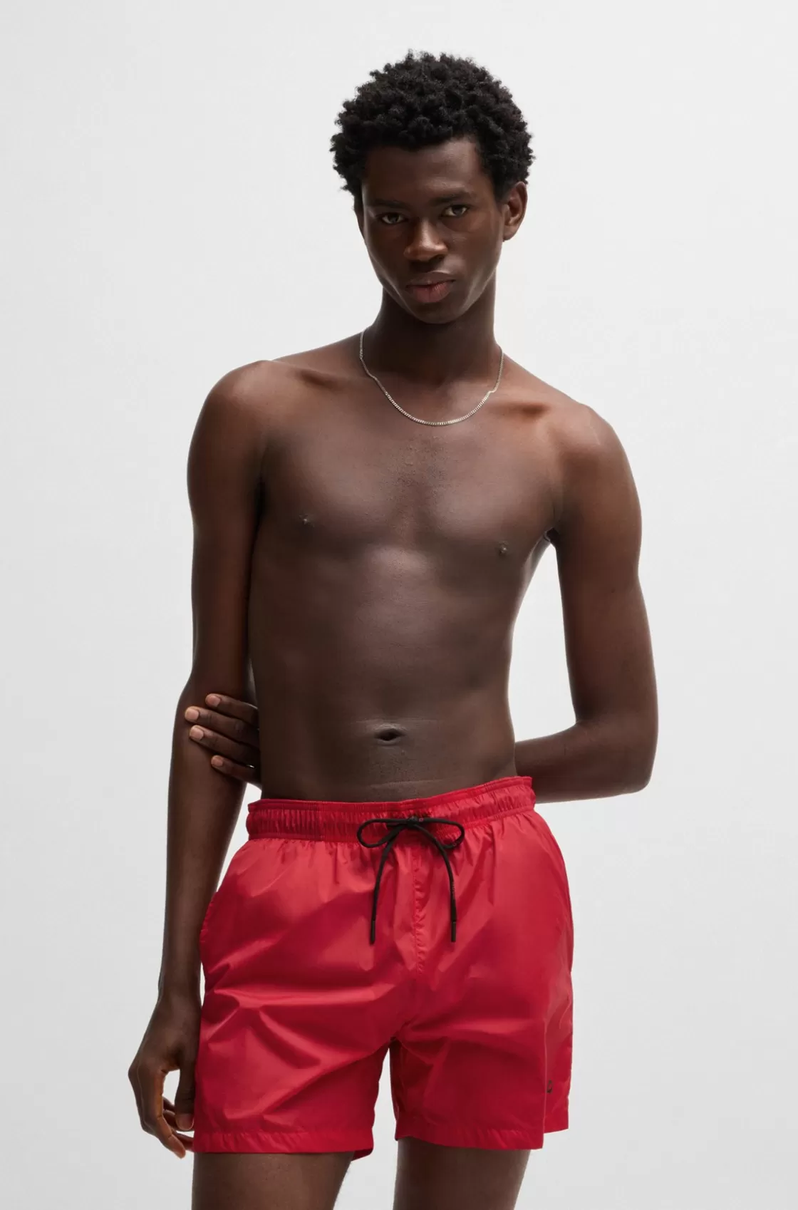 HUGO BOSS Fully Lined Swim Shorts With Contrast Logo light pink Best