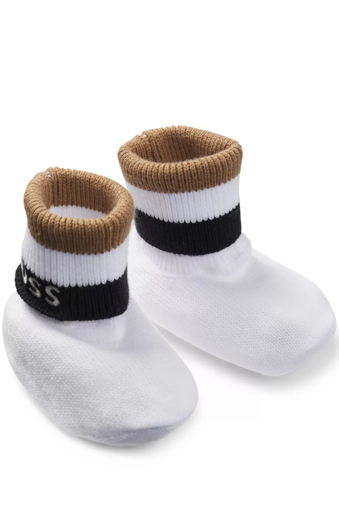 HUGO BOSS Gift-boxed Beanie Hat And Booties For Babies White Online
