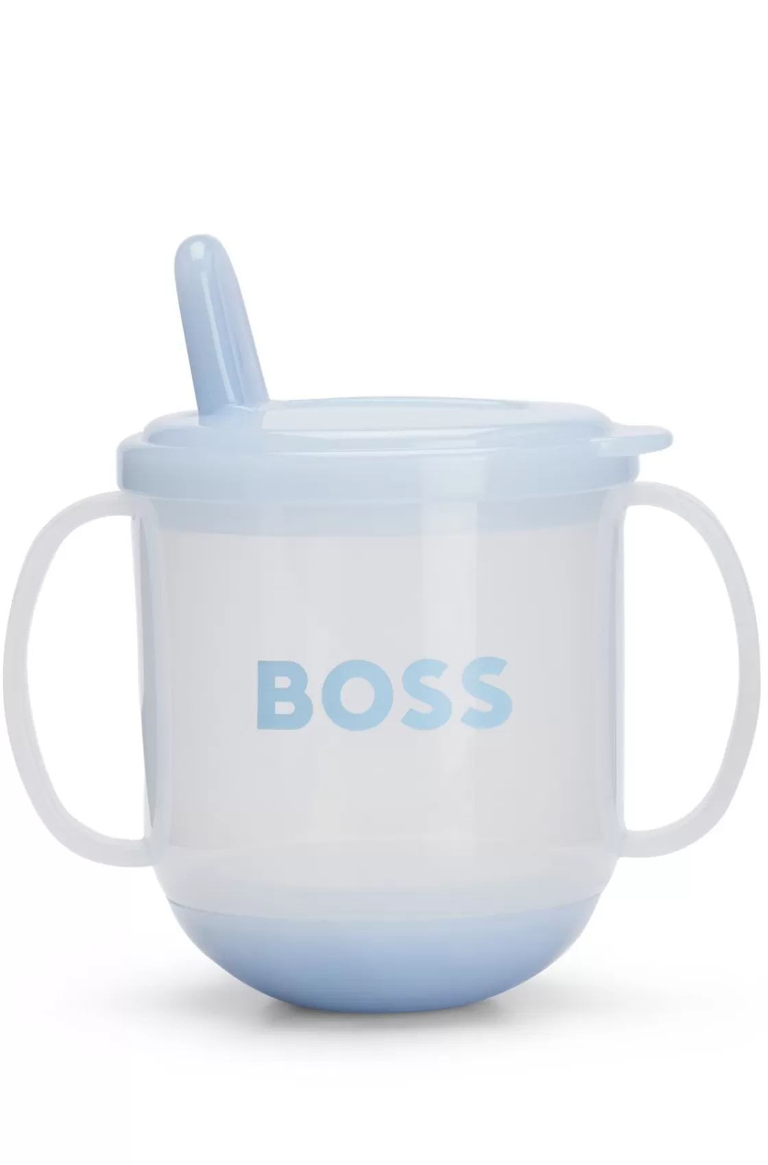 HUGO BOSS Gift-boxed Cup For Babies With Handles And Logo Light Blue Outlet