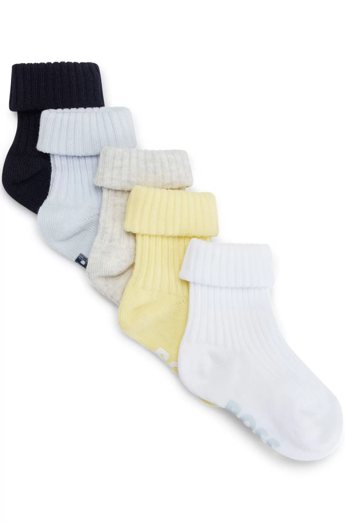 HUGO BOSS Gift-boxed Five-pack Of Baby Logo Socks Dark Blue Shop