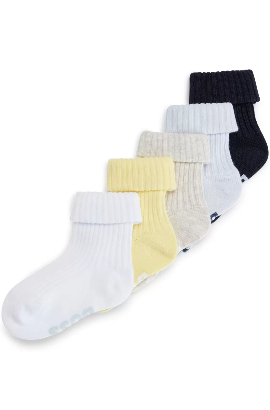 HUGO BOSS Gift-boxed Five-pack Of Baby Logo Socks Dark Blue Shop