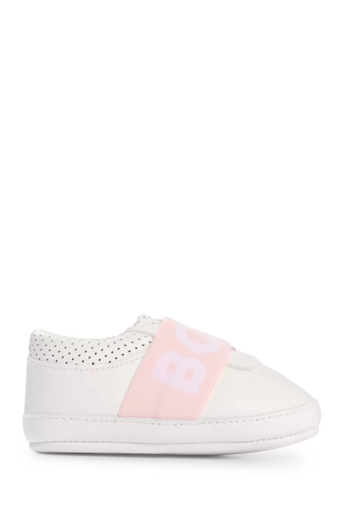 HUGO BOSS Gift-boxed Leather Shoes For Babies White Outlet