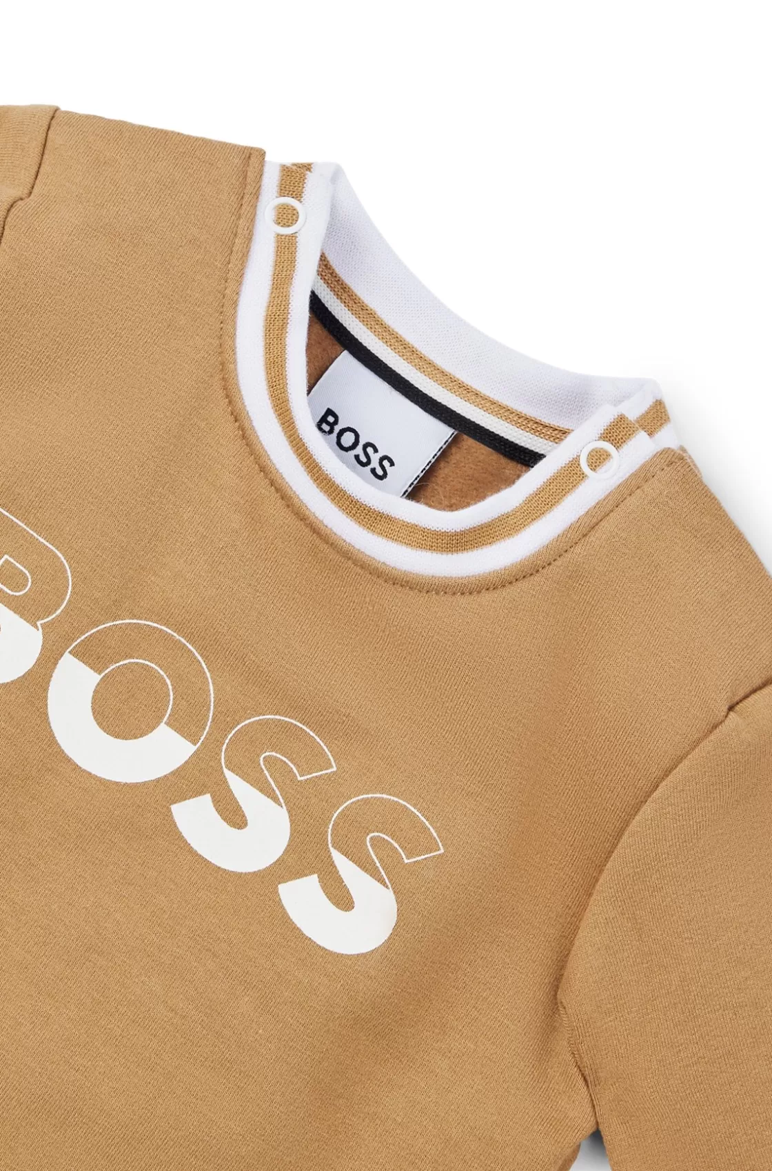 HUGO BOSS Gift-boxed Logo Tracksuit For Babies Brown New