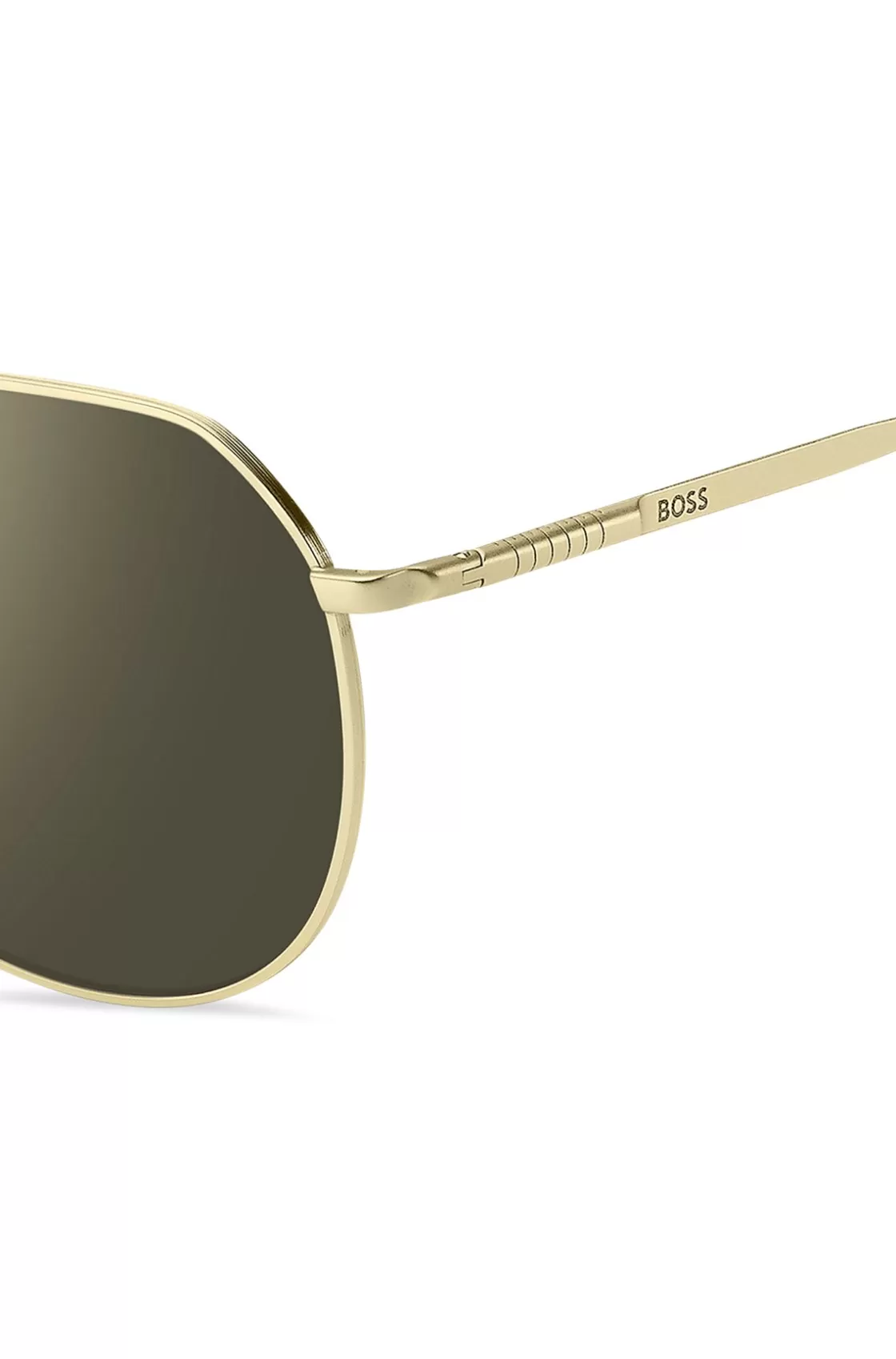 HUGO BOSS Gold-tone Sunglasses With Tubular Temples Assorted-Pre-Pack Fashion