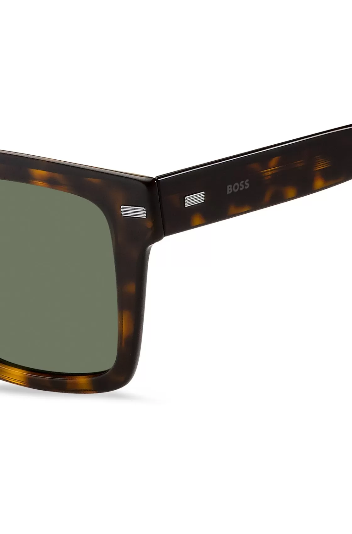 HUGO BOSS Havana Bio-acetate Sunglasses With Patterned Rivets Assorted-Pre-Pack Cheap