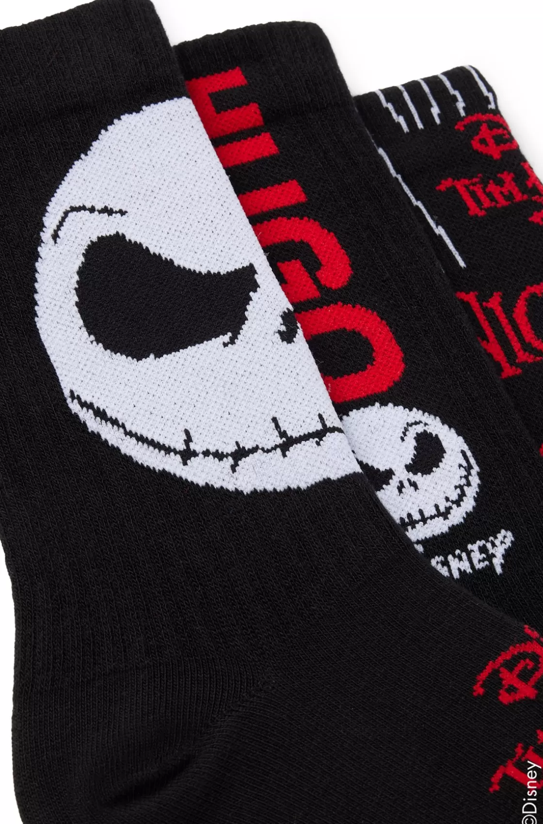 HUGO BOSS HUGO X Disney's The Nightmare Before Christmas Three-pack Of Socks Black Flash Sale