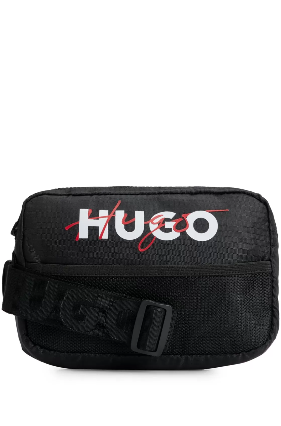 HUGO BOSS Kids' Belt Bag With Double Logo Black Hot