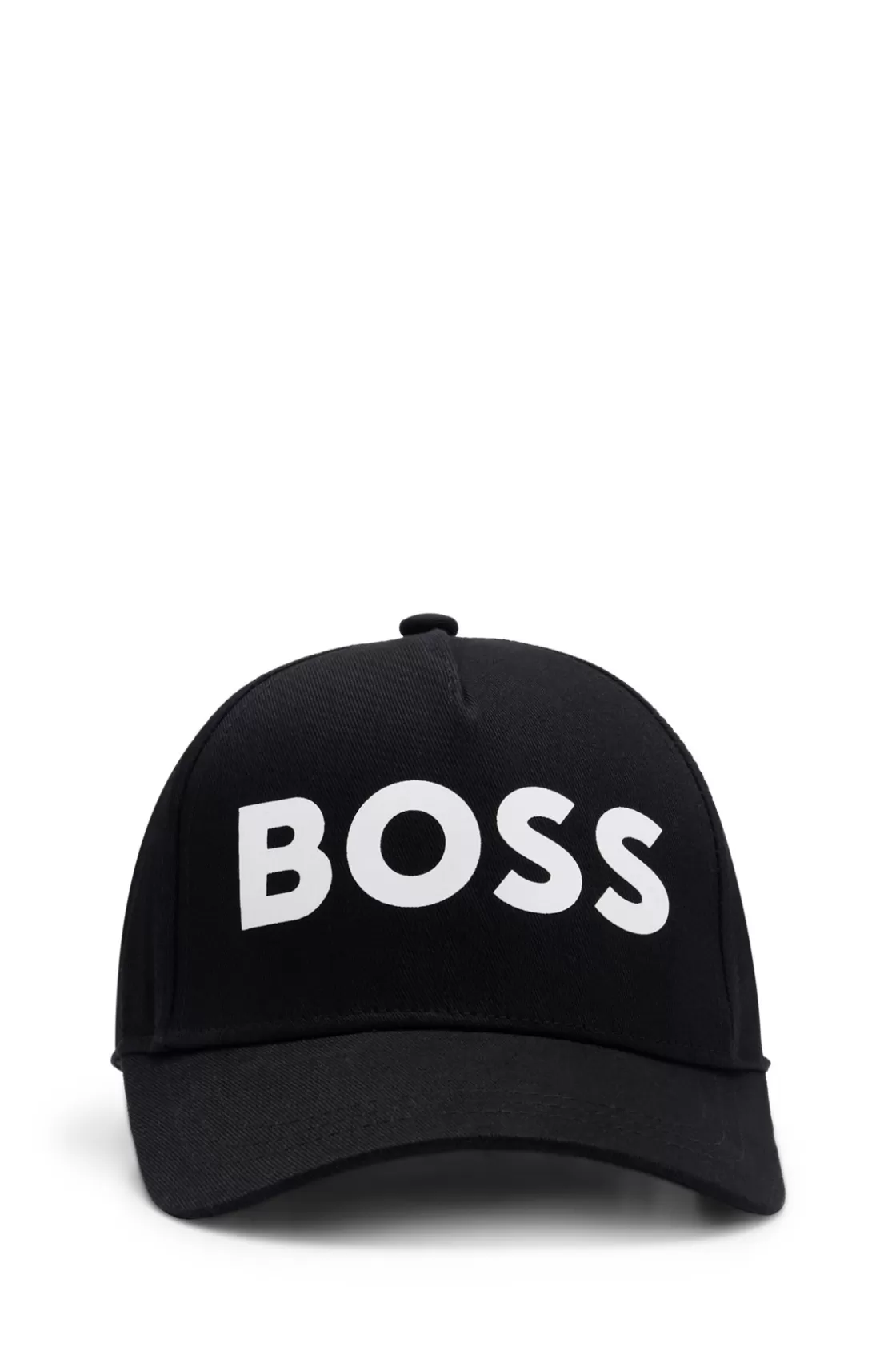 HUGO BOSS Kids' Cap In Cotton Twill With Logo Print Black Cheap